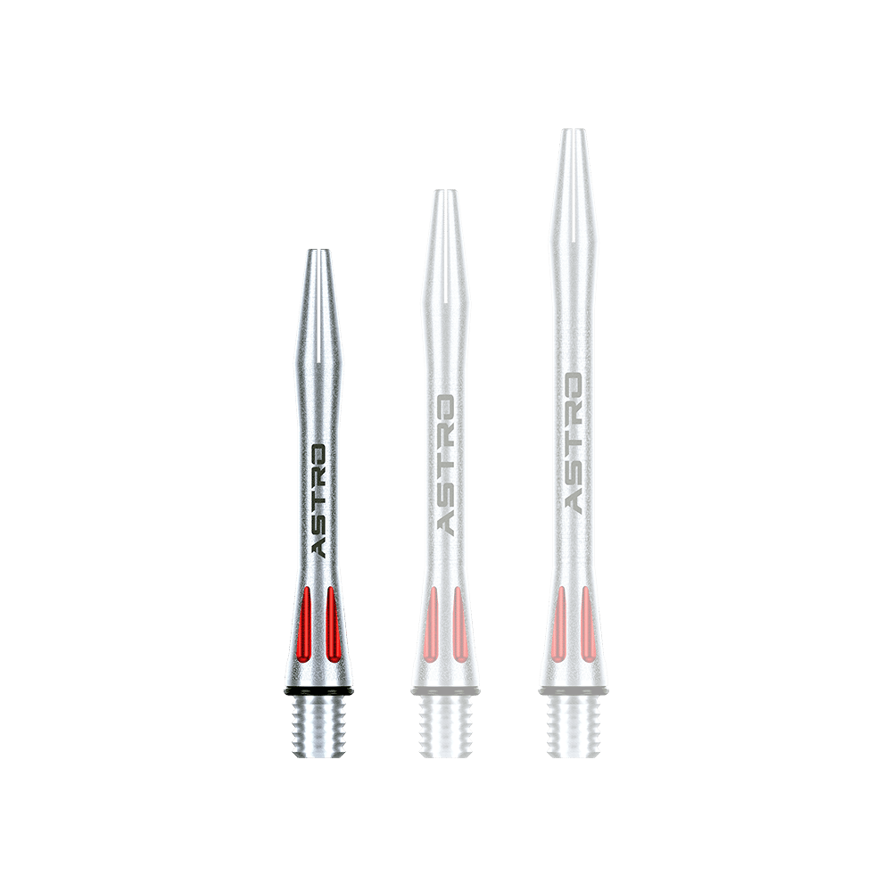 Winmau Astro Aluminum Shafts - Red