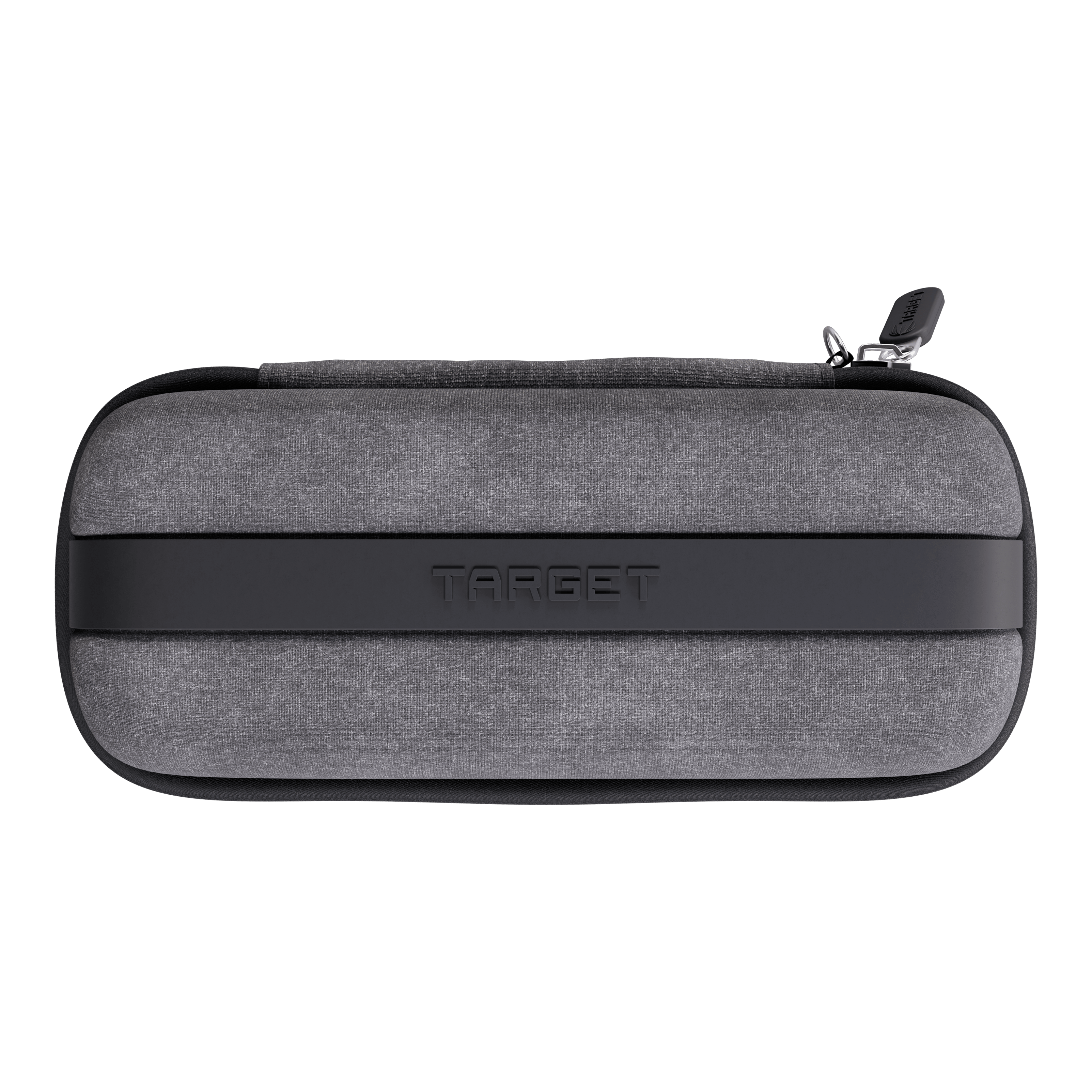 Target BOA Dartcase Das Bild zeigt ein Dartcase in den Farben Grau und Hellgrau. Es handelt sich um ein BOA Dartcase von Target.