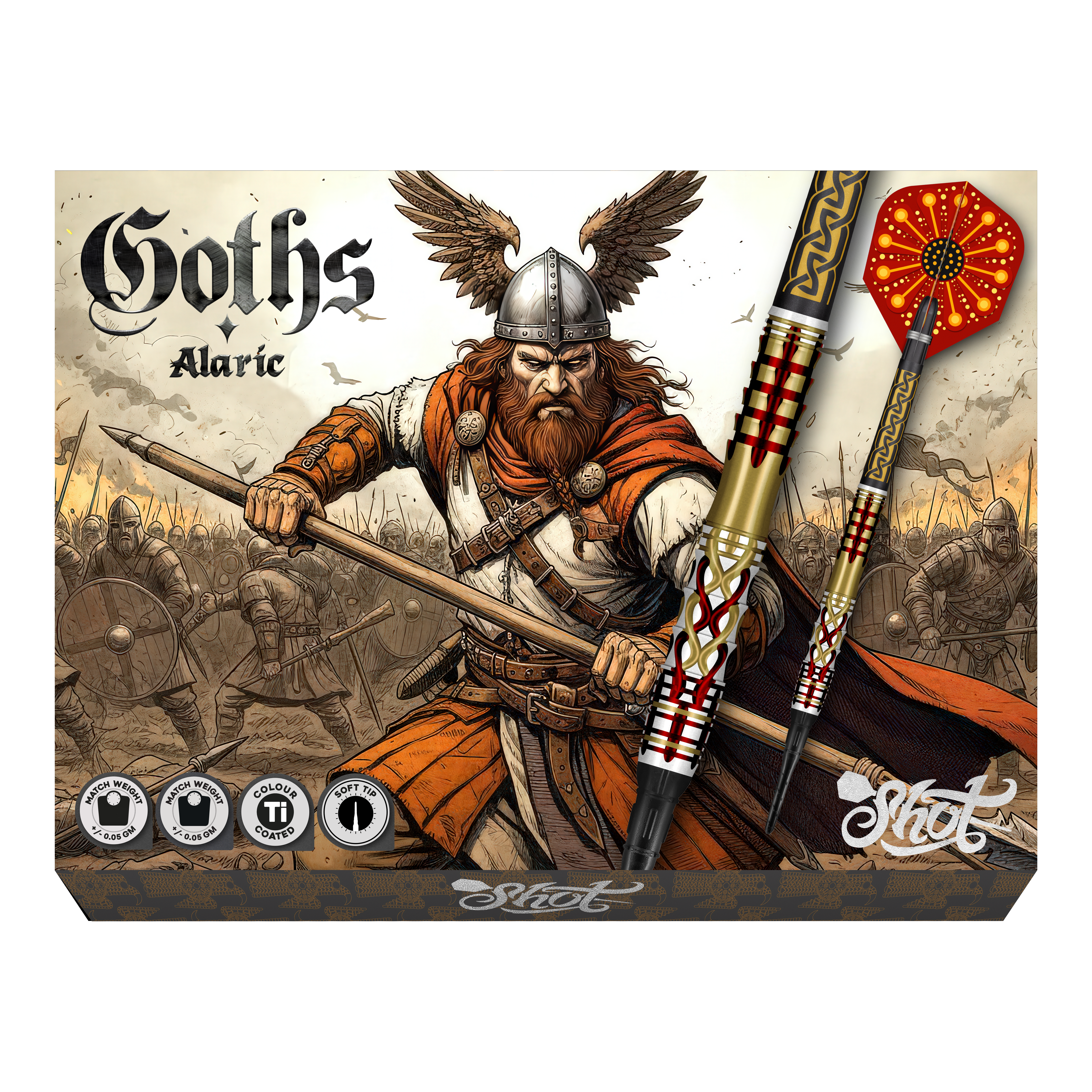 Fléchettes Shot Goths Alaric Soft - 20 g Fléchettes Shot Goths Alaric Soft - 20 g