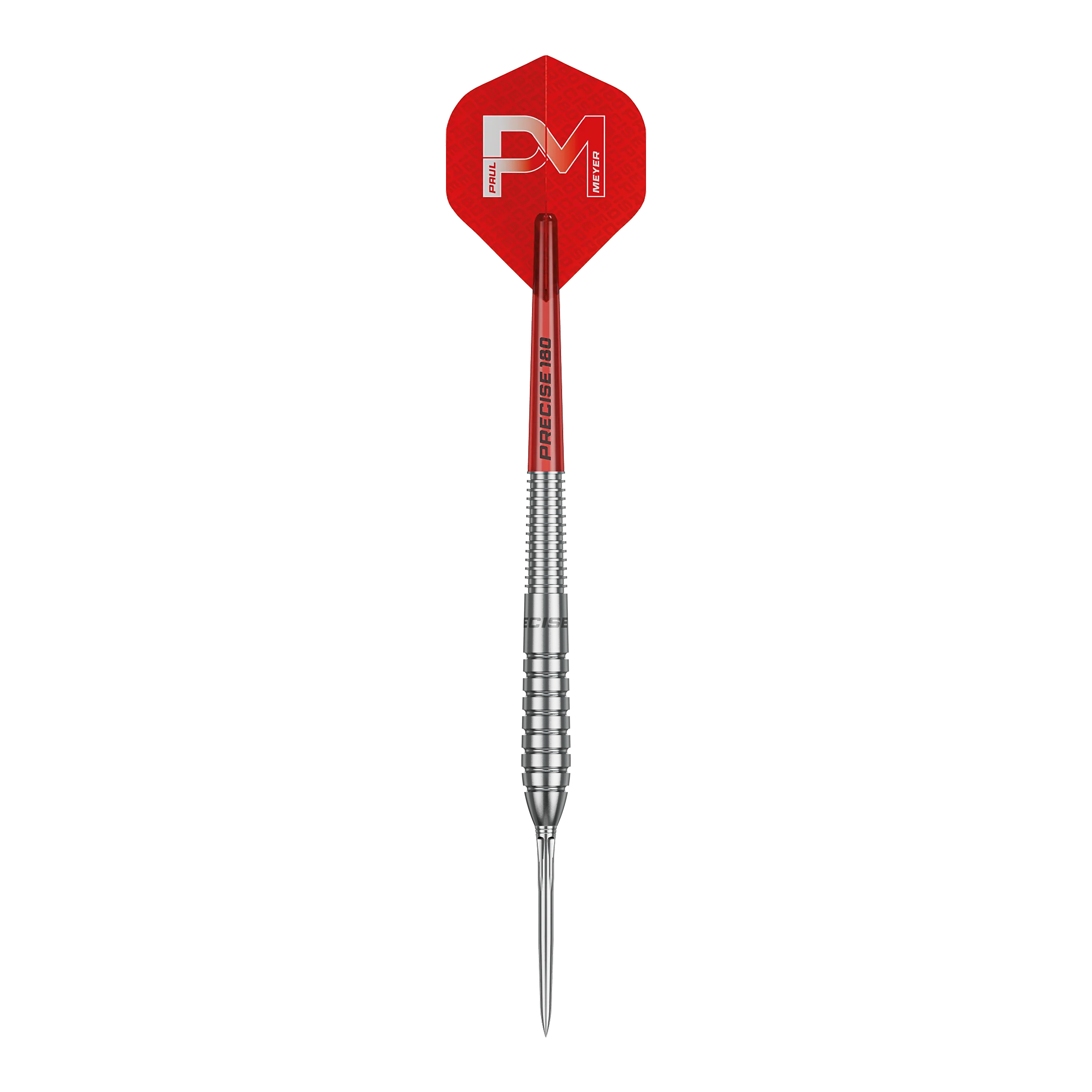 Dardos de acero Precise 180 Paul Meyer versión 1 Abbildung der Precise 180 Paul Meyer Version 1 Steeldarts. Diese Darts sind für präzises Werfen konzipiert.