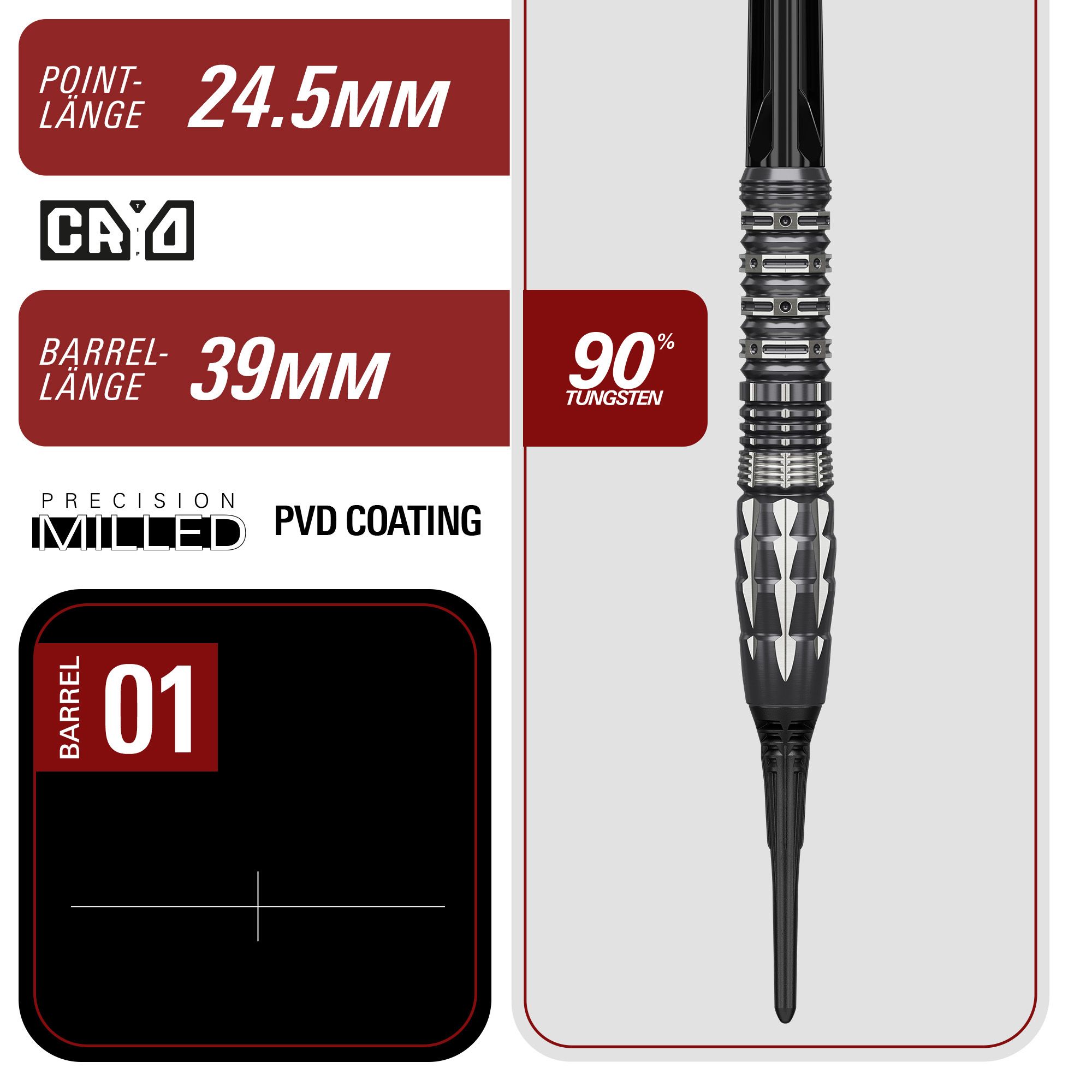 Target Japan Pyro GEN12 Soft Darts - 17g 
