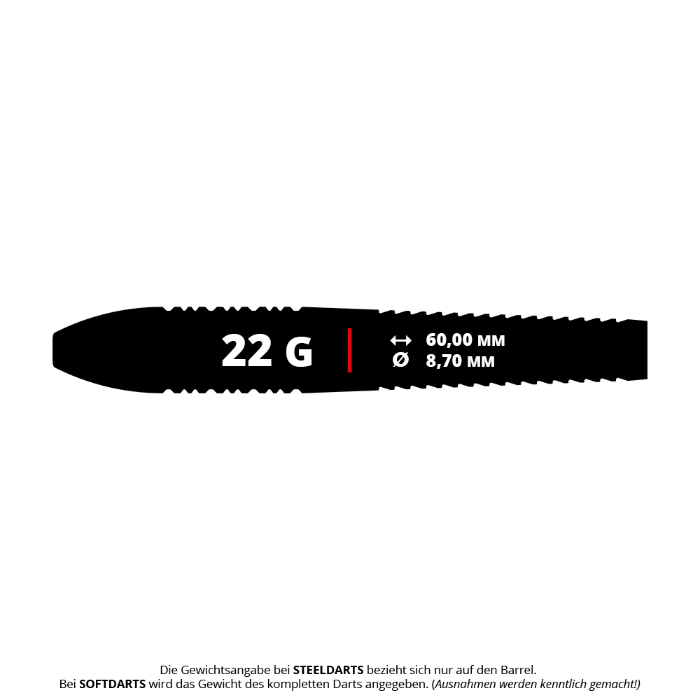 Šipky Target Nathan Aspinall Brass Steel - 22g Das Bild zeigt die Target Nathan Aspinall Brass Steeldarts mit einem Gewicht von 22g. Die Darts sind für das Steeldart-Spiel geeignet.