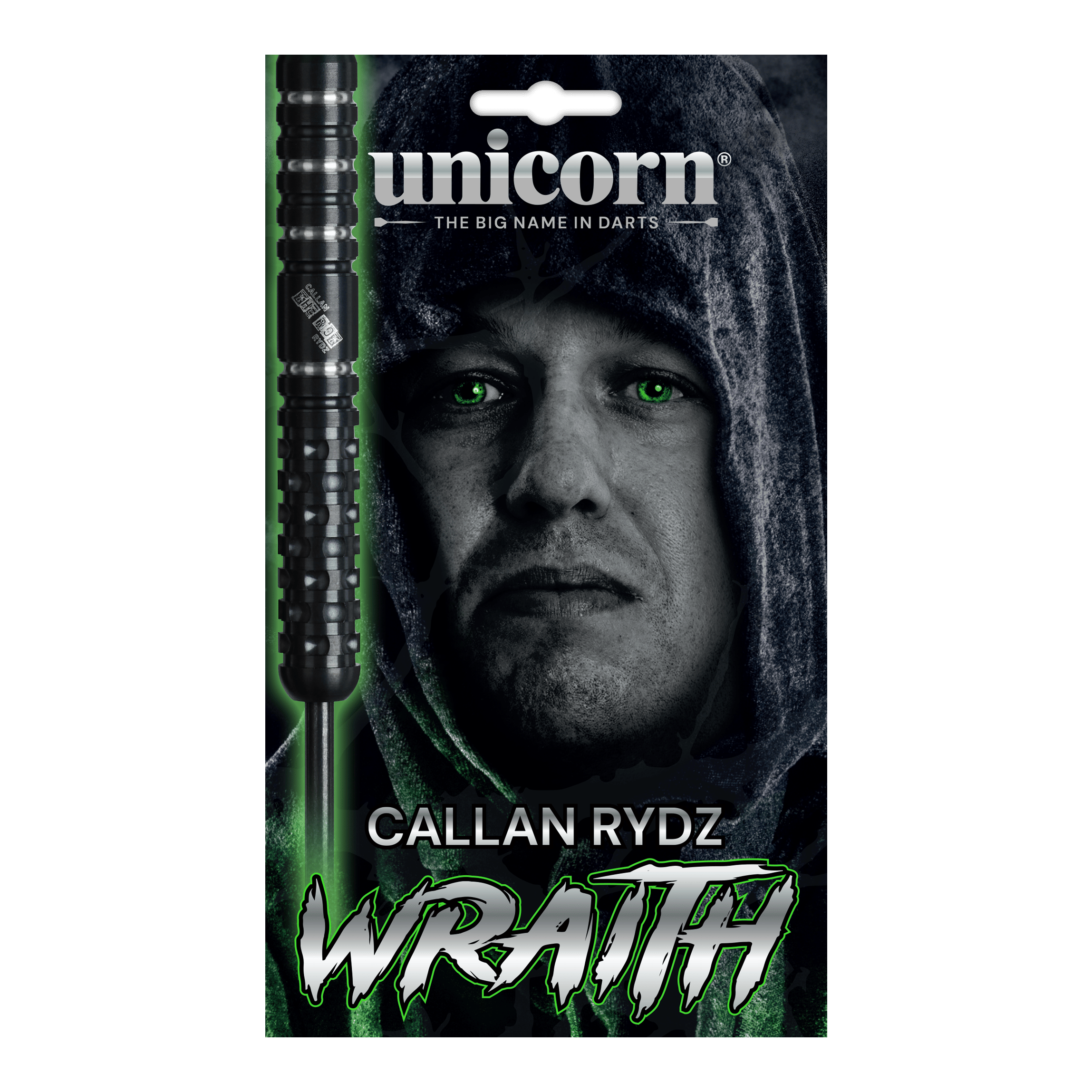 Unicorn Wraith Callan Rydz Steel Darts - 23g Das Foto zeigt Unicorn Wraith Callan Rydz Steeldarts - 23g. Die Darts sind für professionelle Spieler geeignet.