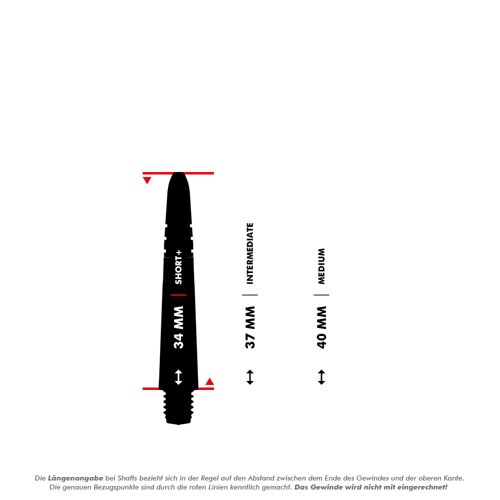 Hřídele Winmau Vecta – modrá