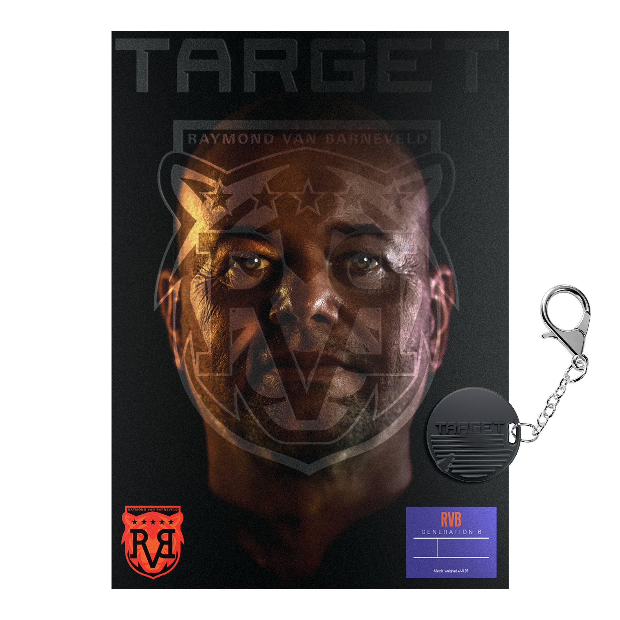 Target freccette in acciaio Raymond Van Barneveld GEN6 Swiss Point Das Bild zeigt die Target Raymond Van Barneveld GEN6 Swiss Point Steeldarts. Sie sind für Turnierspieler geeignet und zeichnen sich durch ihr besonderes Design aus.