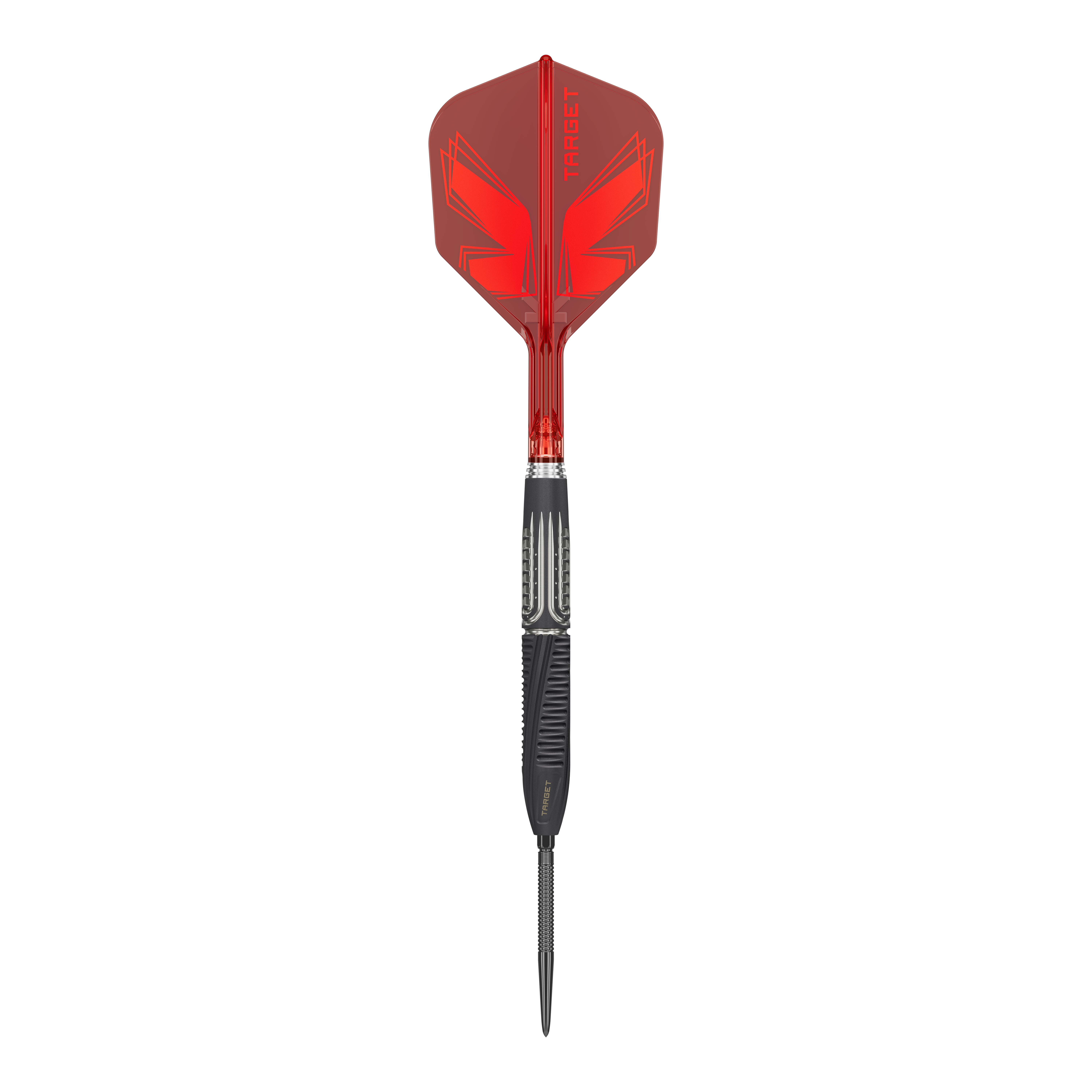 Šipky Target Shift Swiss Point ocelové Das Bild zeigt Target Shift Swiss Point Steeldarts. Die Darts sind von der Seite abgebildet.