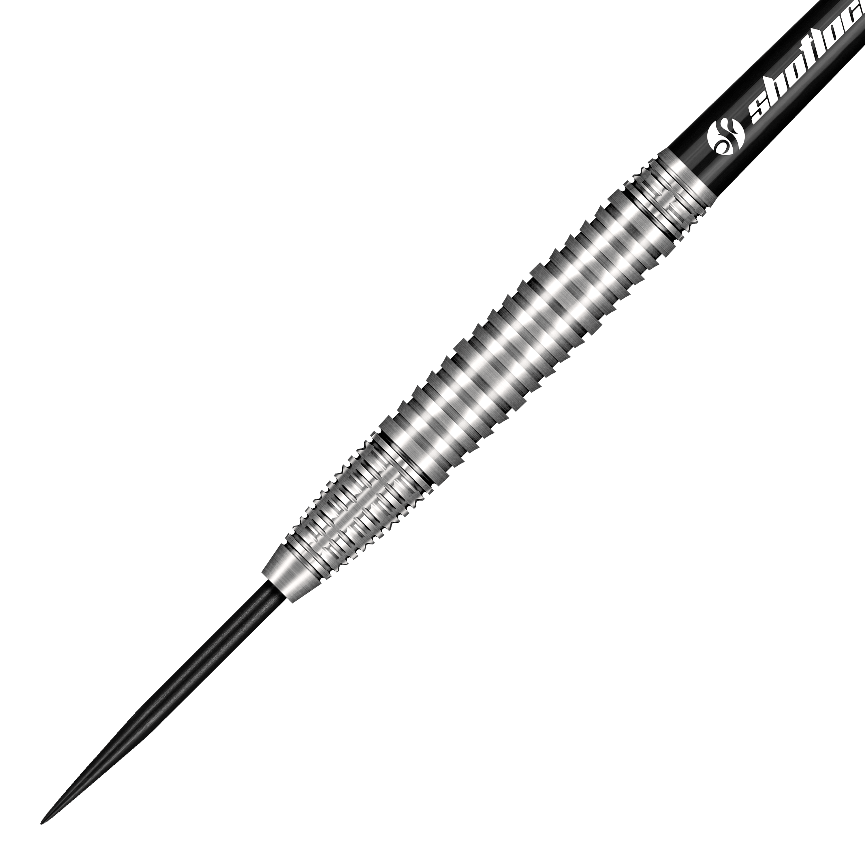 Hier sehen Sie die Shot Badlands Krush Steeldarts. Das Produkt bietet Steeldarts in auffälligem Look.