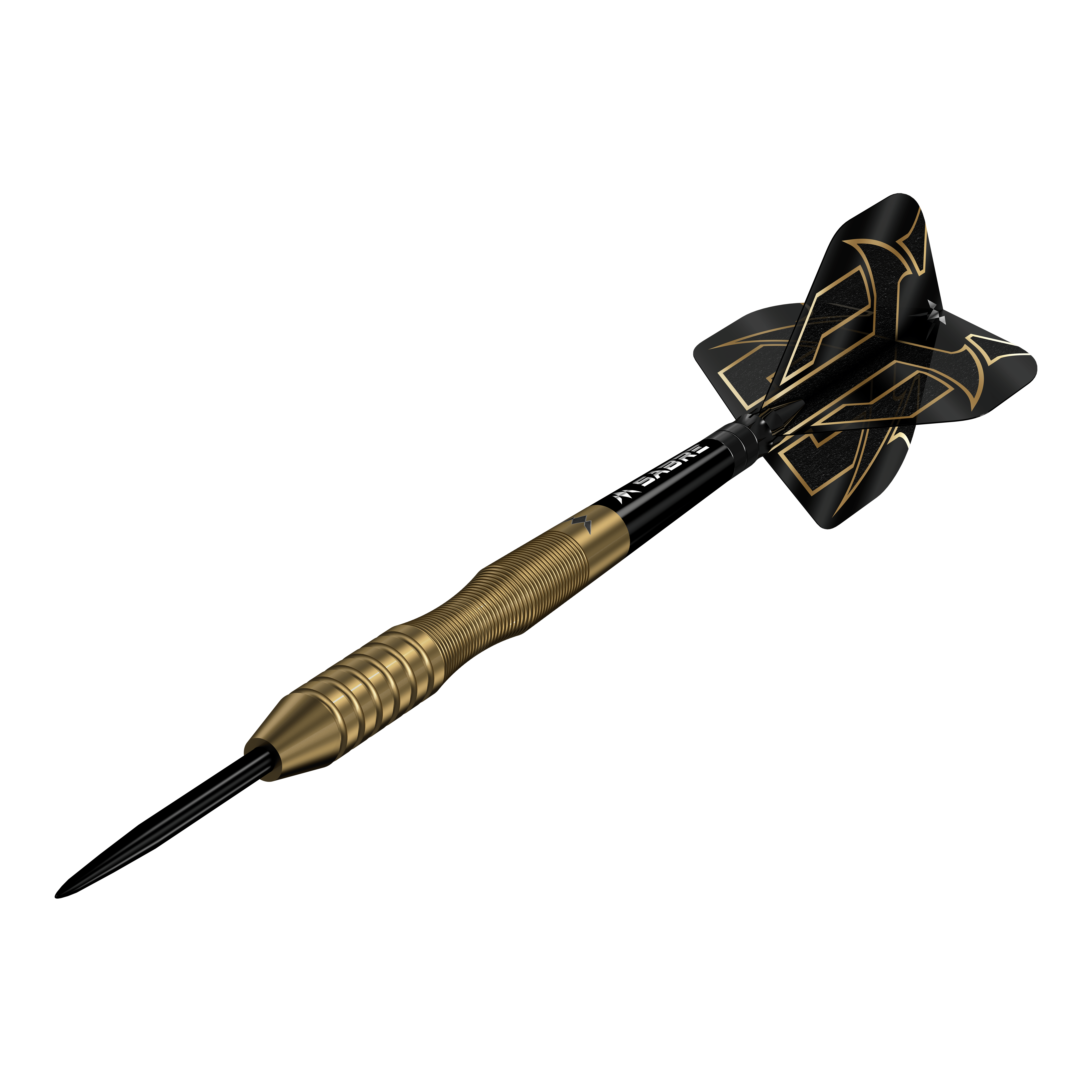 Freccette Mission Viktor Tingstrom Gold Steel - 22 g Mission Viktor Tingstrom Gold Steeldarts - 22g wird im Bild präsentiert. Die Abbildung verdeutlicht die goldene Oberfläche der Darts.