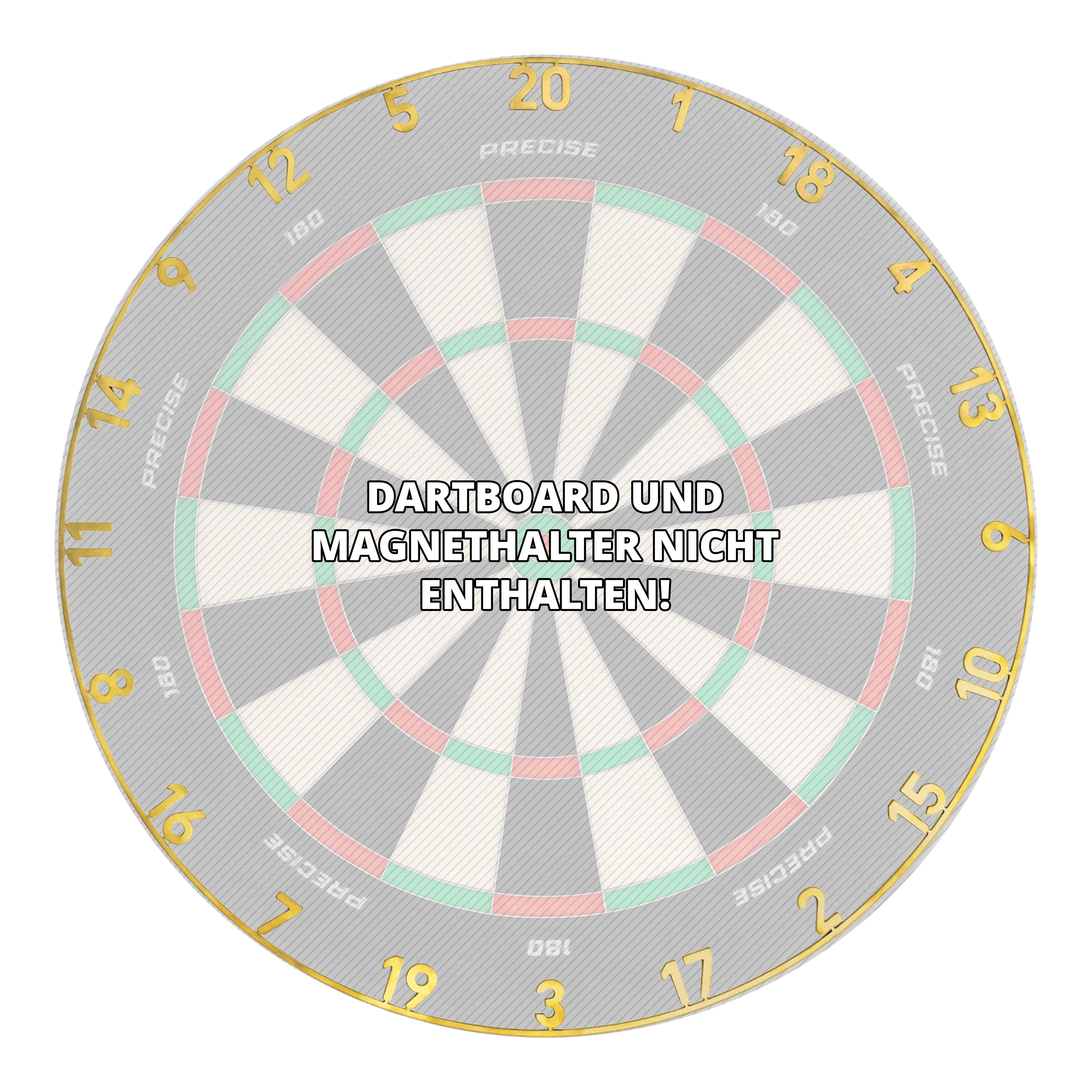 Das Bild zeigt ein Produkt mit dem Dateinamen ONE1041_Precise_180_OnePiece_Lasercut_Zahlenring_Gold_3. Es handelt sich vermutlich um einen goldenen Zahlenring für Dartboards.