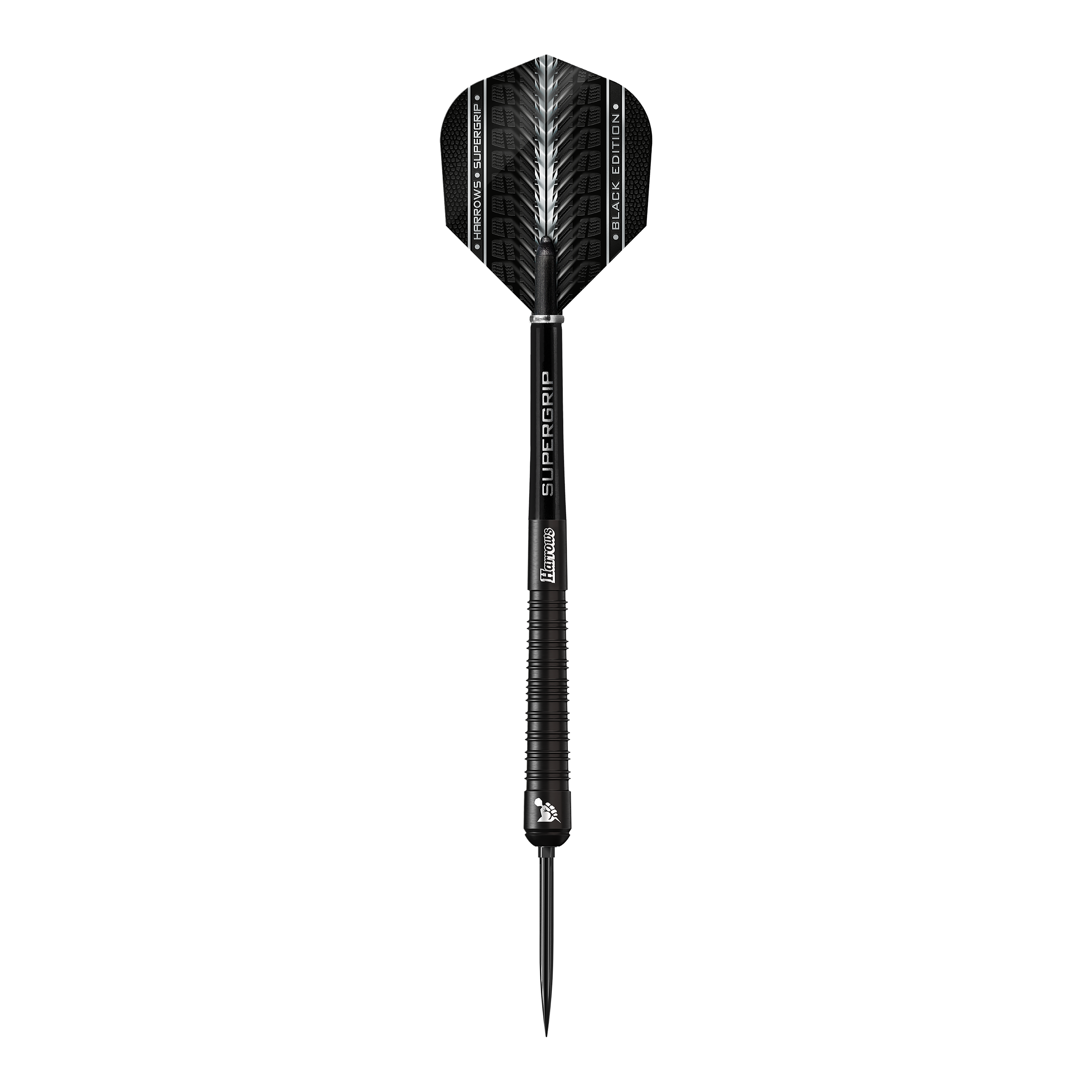 Freccette in acciaio Harrows Supergrip 90 Black Edition Quick Point Diese Abbildung zeigt die Harrows Supergrip 90 Black Edition Quick Point Steeldarts. Die Darts überzeugen durch ihre schwarze Farbgebung und professionelle Verarbeitung.