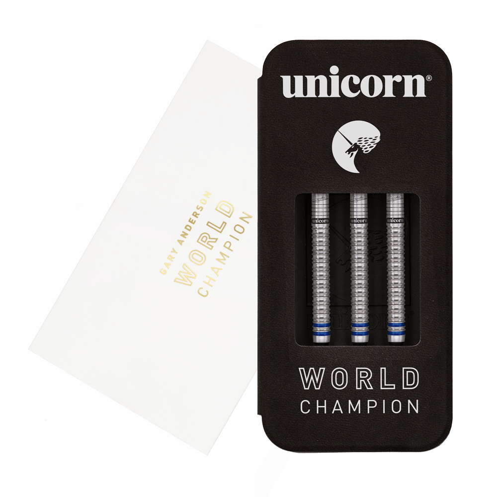 Unicorn WC Gary Anderson Phase 3 Deluxe dartpijlen van 90% staal