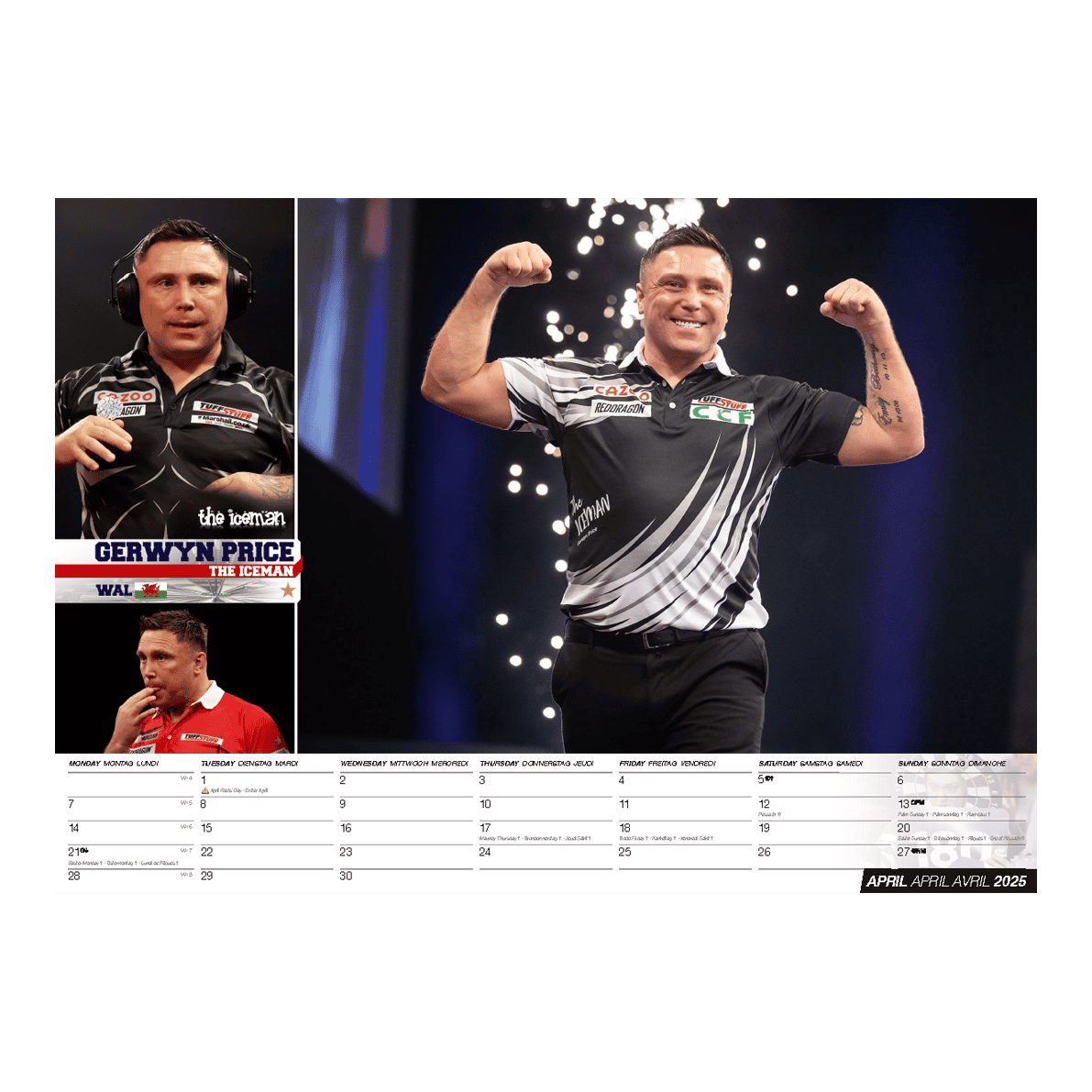 Darts Kalender 2025