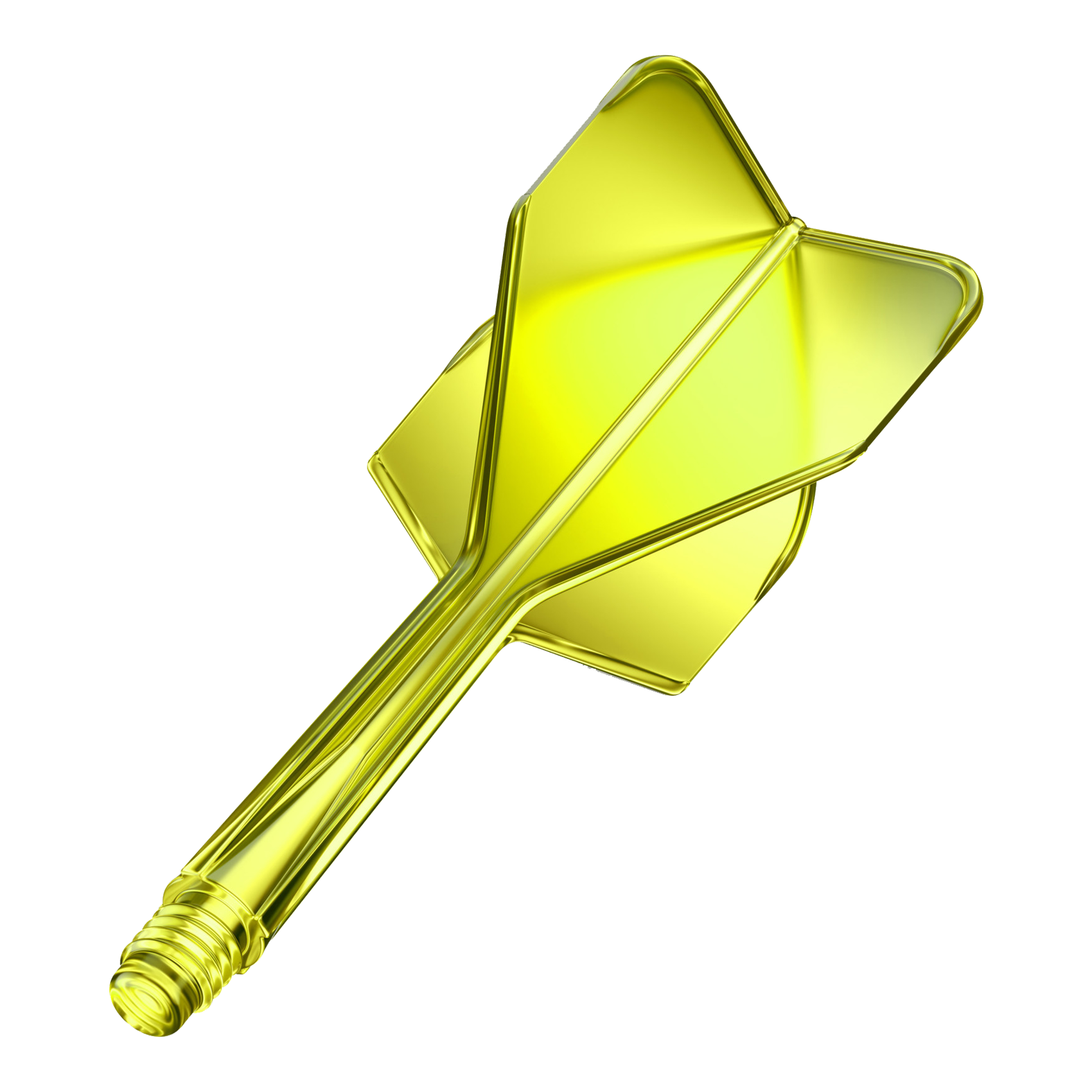 Systém letové hřídele GOAT A1R No6 - neonově žlutá Das Bild zeigt das Produkt GOAT A1R No6 Flight-Shaft-System in Neon Gelb. Es handelt sich um ein Dart-Zubehör in leuchtender gelber Farbe.