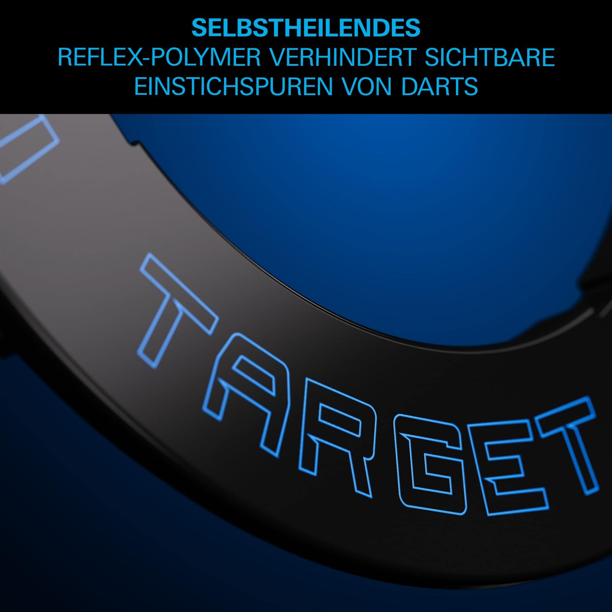 Target Corona Vision Notched Dartboard Surround mit Beleuchtung