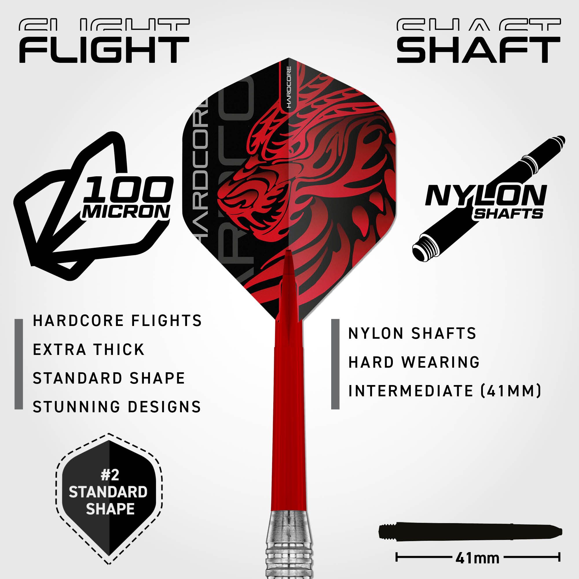 Red Dragon Jonny Clayton Brass Steeldarts - 21 g Red Dragon Jonny Clayton Brass Steeldarts - 21 g