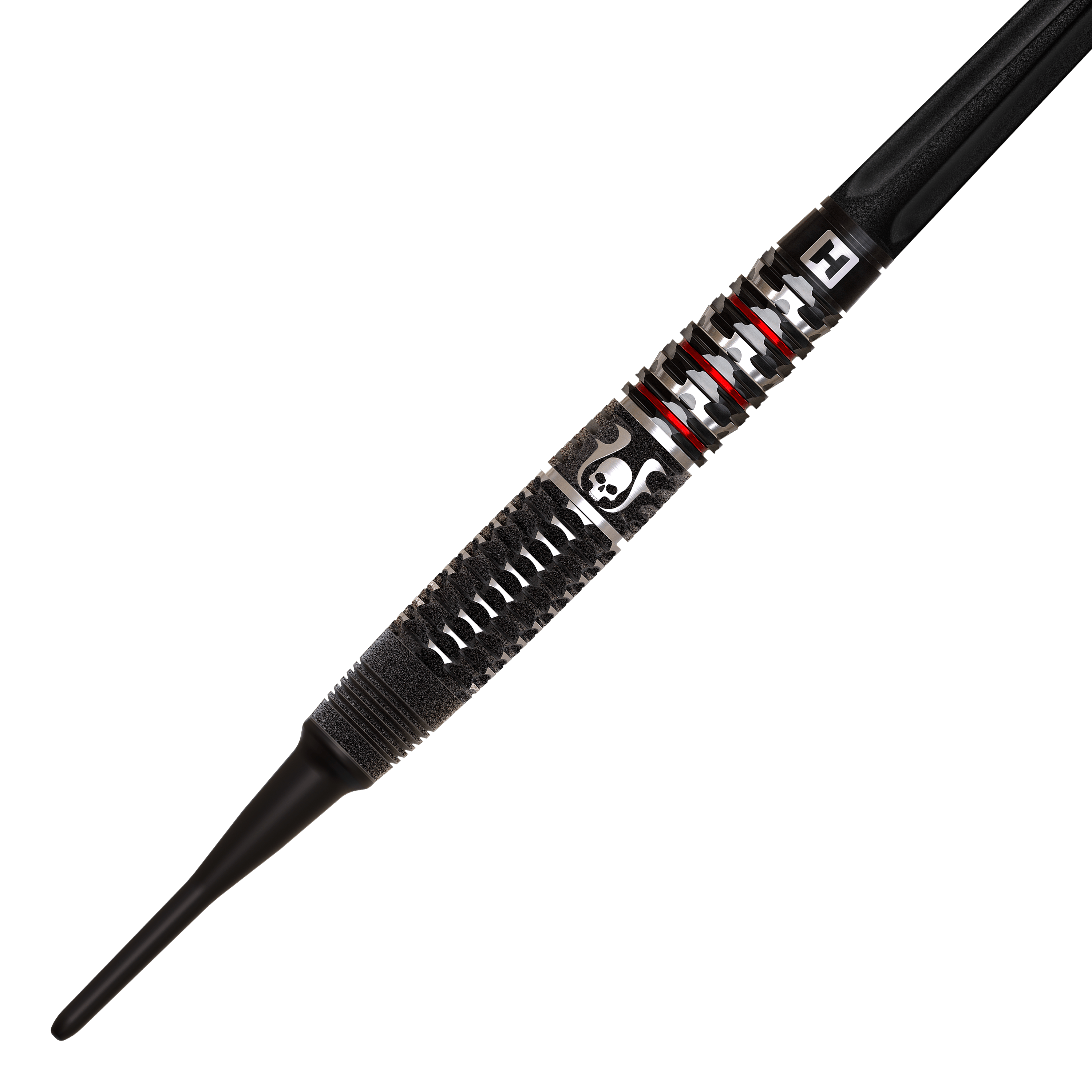 Harrows Ryan Searle Geo Softdarts - 20g Harrows Ryan Searle Geo Softdarts mit 20g sind zu sehen. Die Form ist stromlinienförmig und glänzend.