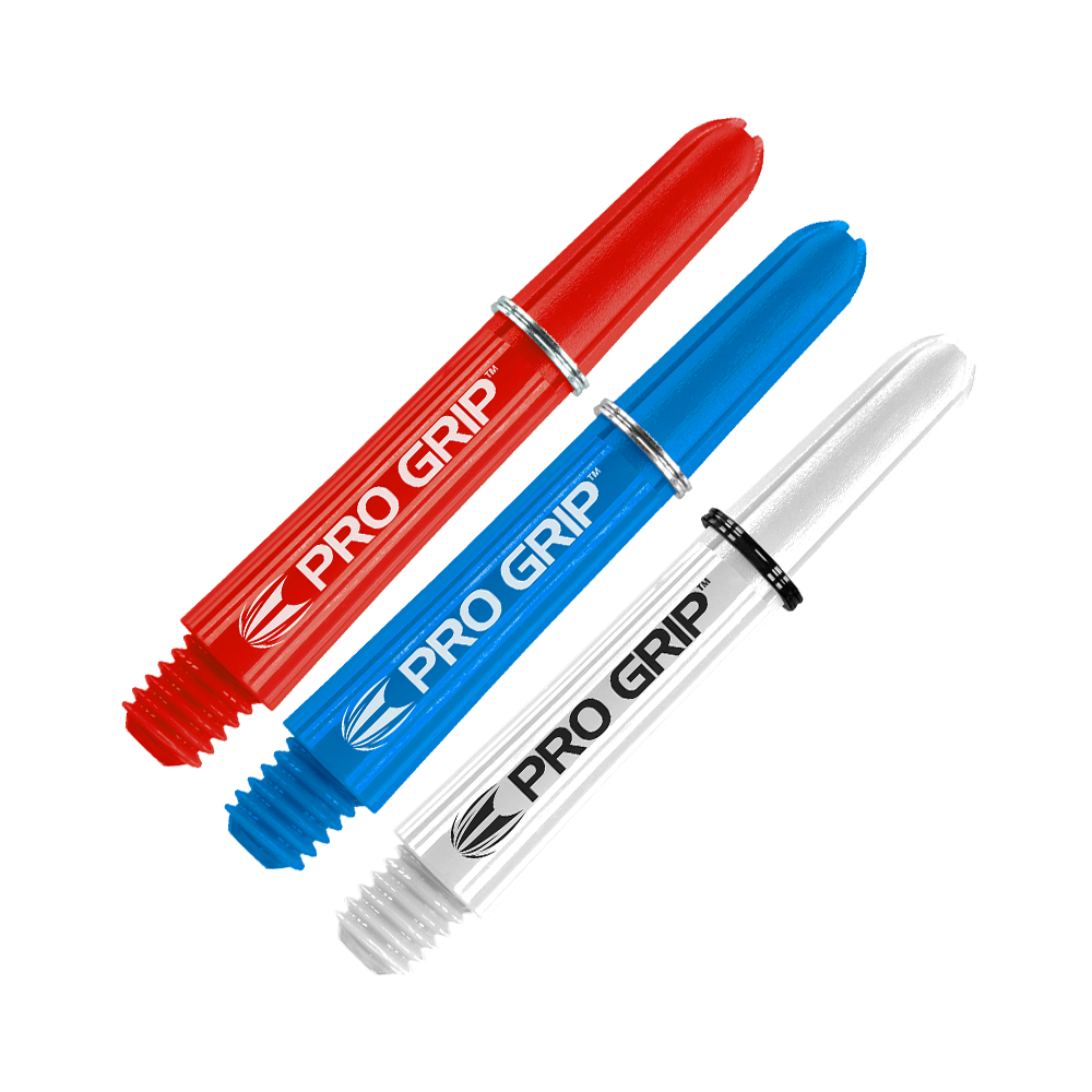 Target Pro Grip Shafts - 3 Sets - Rot Blau Weiß