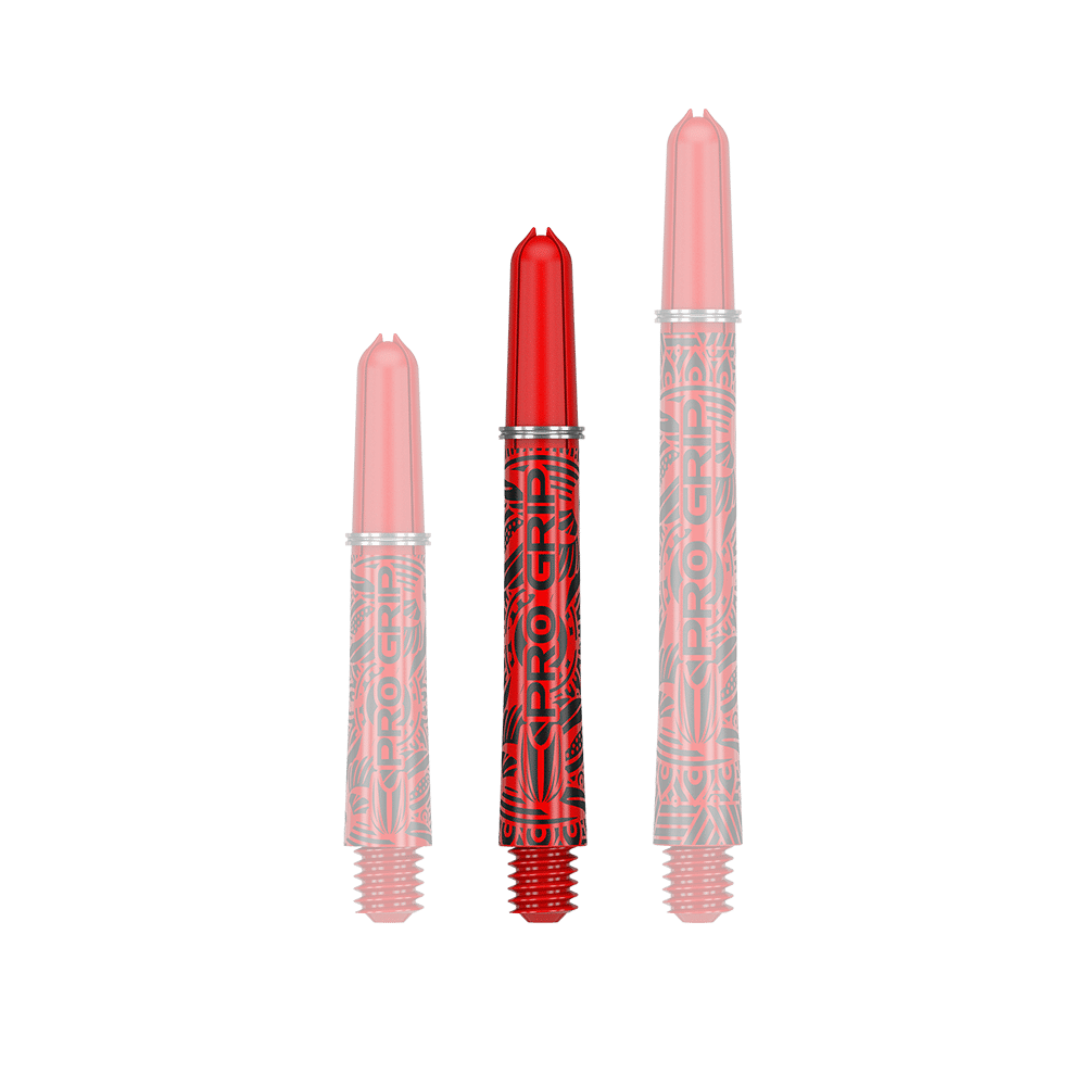 Hřídele inkoustu Target Pro Grip – 3 sady – červená