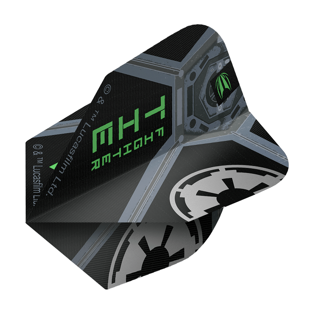 Voli Target Star Wars ProUltra Tie Fighter No6 Target Star Wars ProUltra Tie Fighter No6 Flights. Diese Dart-Flights zeigen ein Star Wars Tie Fighter Design.