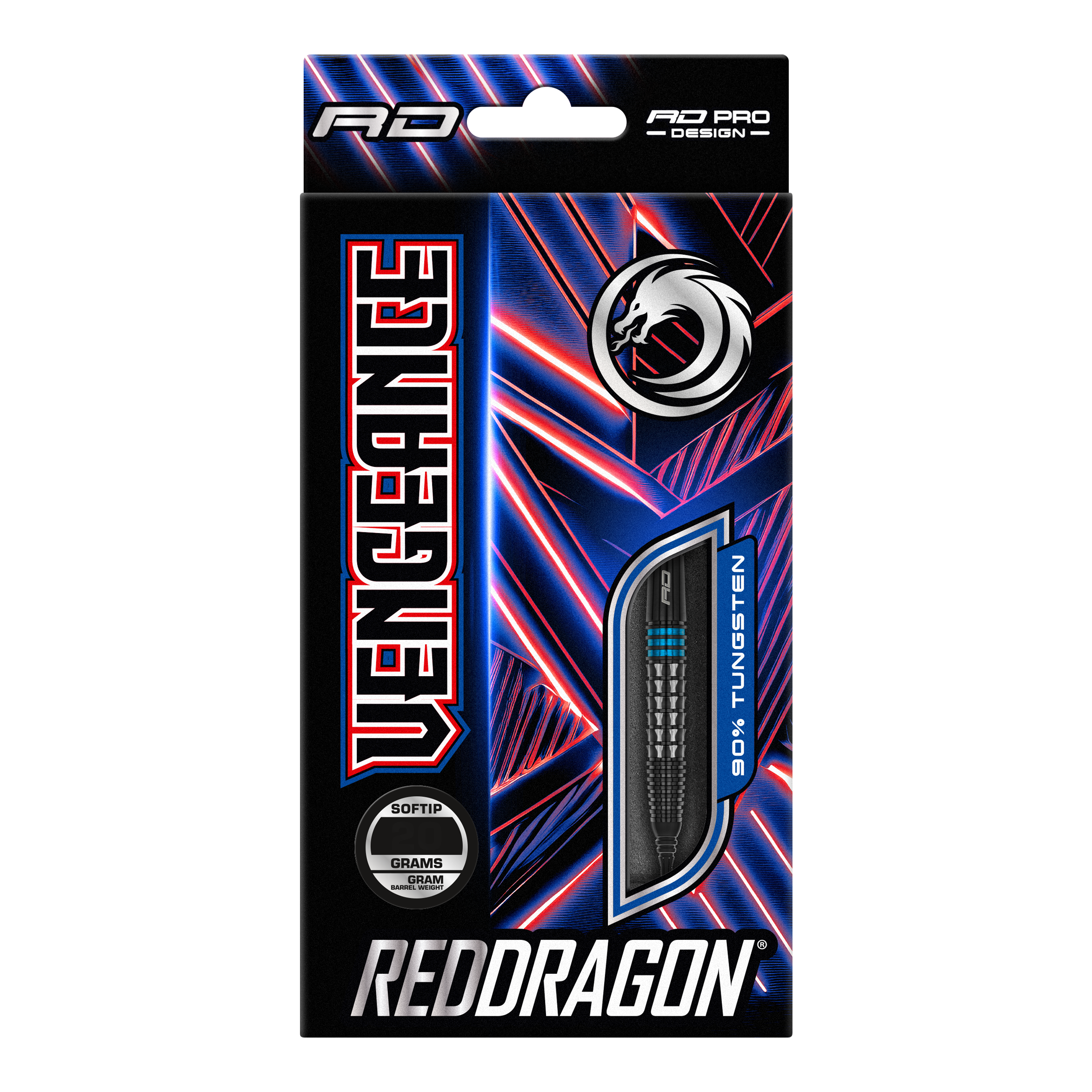 Měkké šipky Red Dragon Vengeance Blue - 20g
