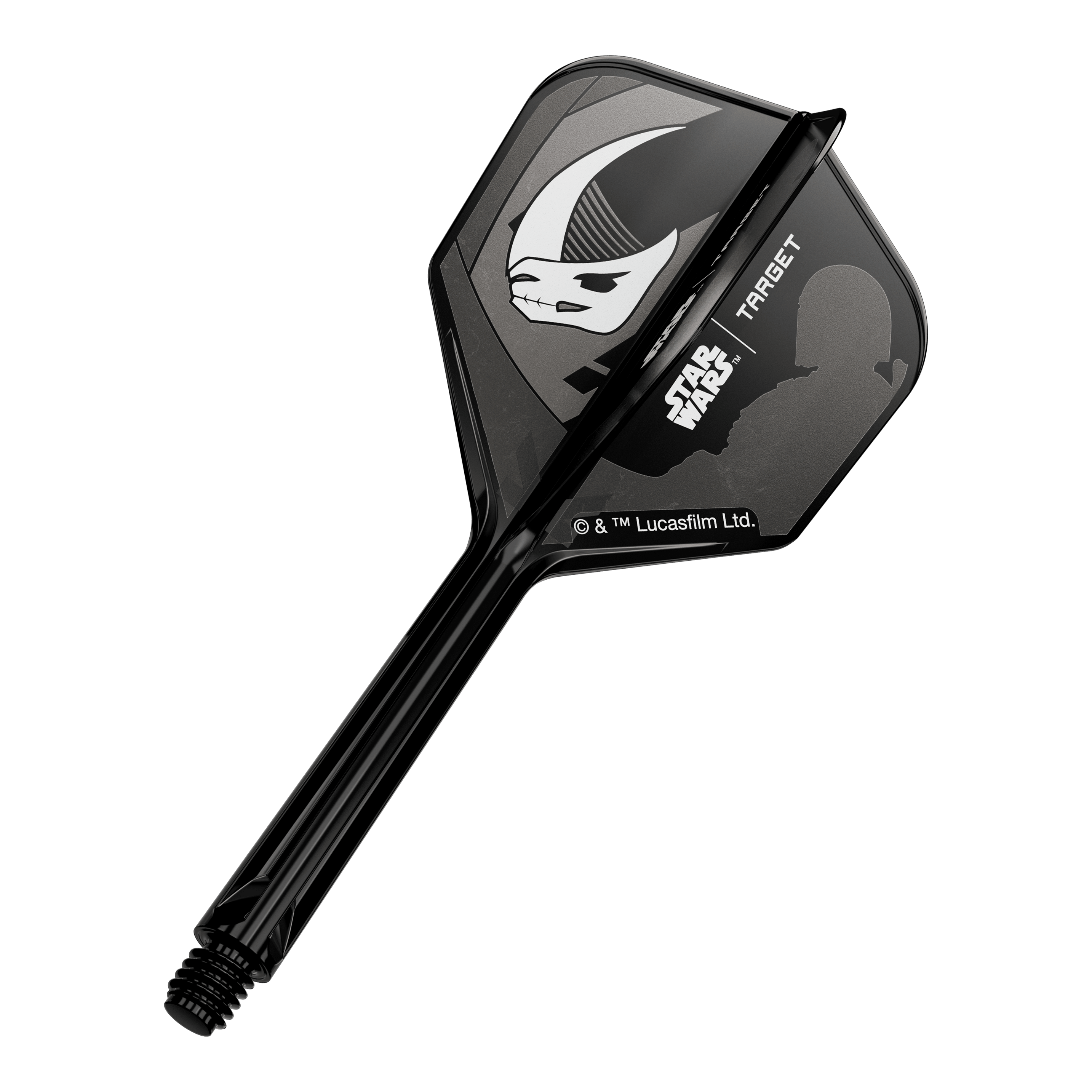 Target Star Wars K-Flex-Set Mandalorian No6 Flights Abgebildet ist das Produkt '410625_Target_StarWars_K-Flex_Mandalorian_Armour_No6_Flights_33mm_1a'. Vermutlich sind darauf Mandalorian Armour Dart-Flights dargestellt.