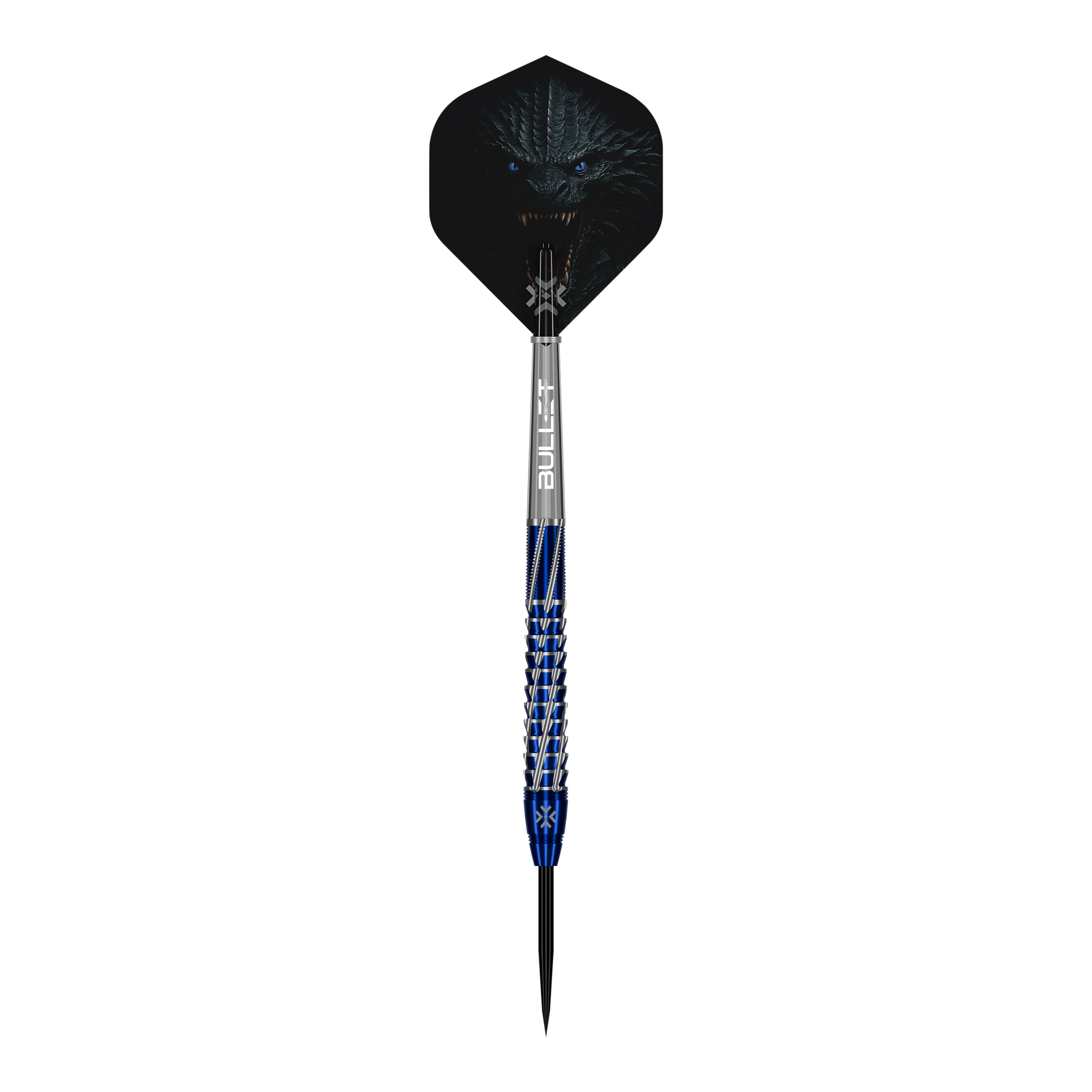 Auf dem Bild sind Bullet Hydra Steeldarts zu erkennen. Sie eignen sich ideal für den Dartsport.