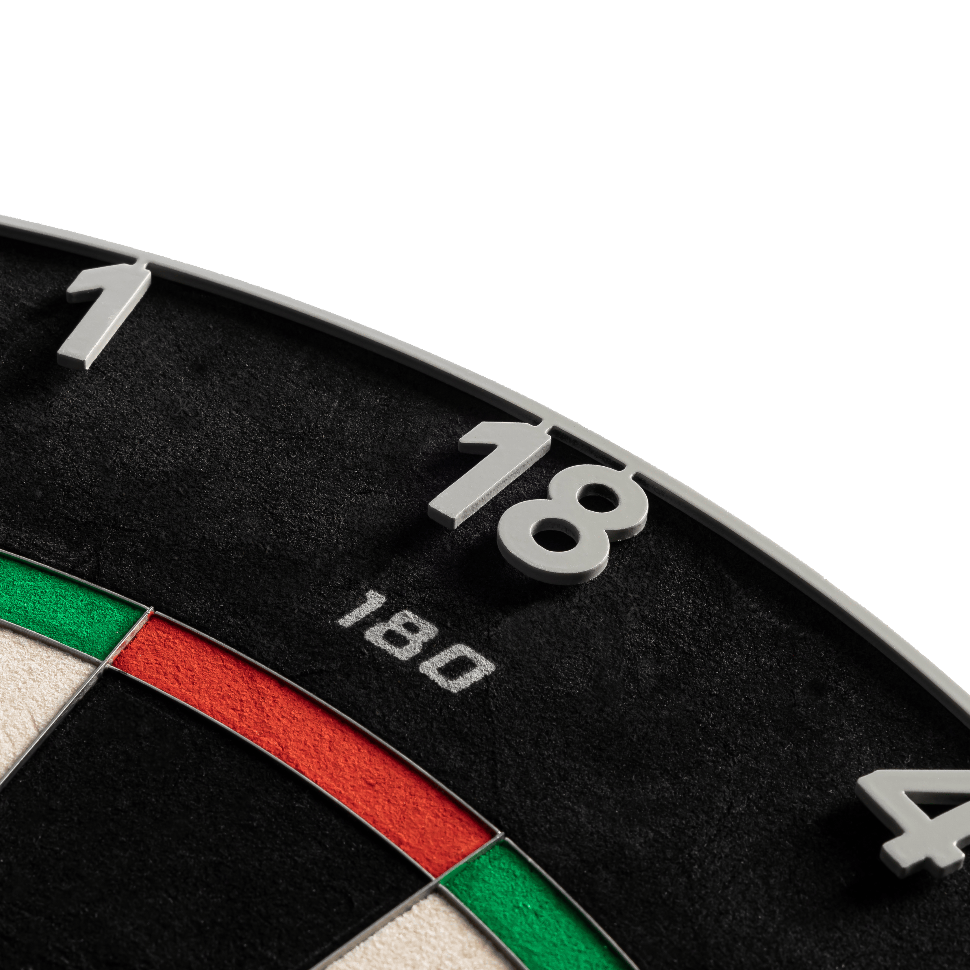 Precise 180 Endorphine Steeldartboard mit Nummernring - Nordic Grey Das Bild zeigt das Precise 180 Endorphine Steeldartboard mit Nummernring in der Farbe Nordic Grey. Es handelt sich um ein hochwertiges Dartboard für ambitionierte Spieler.