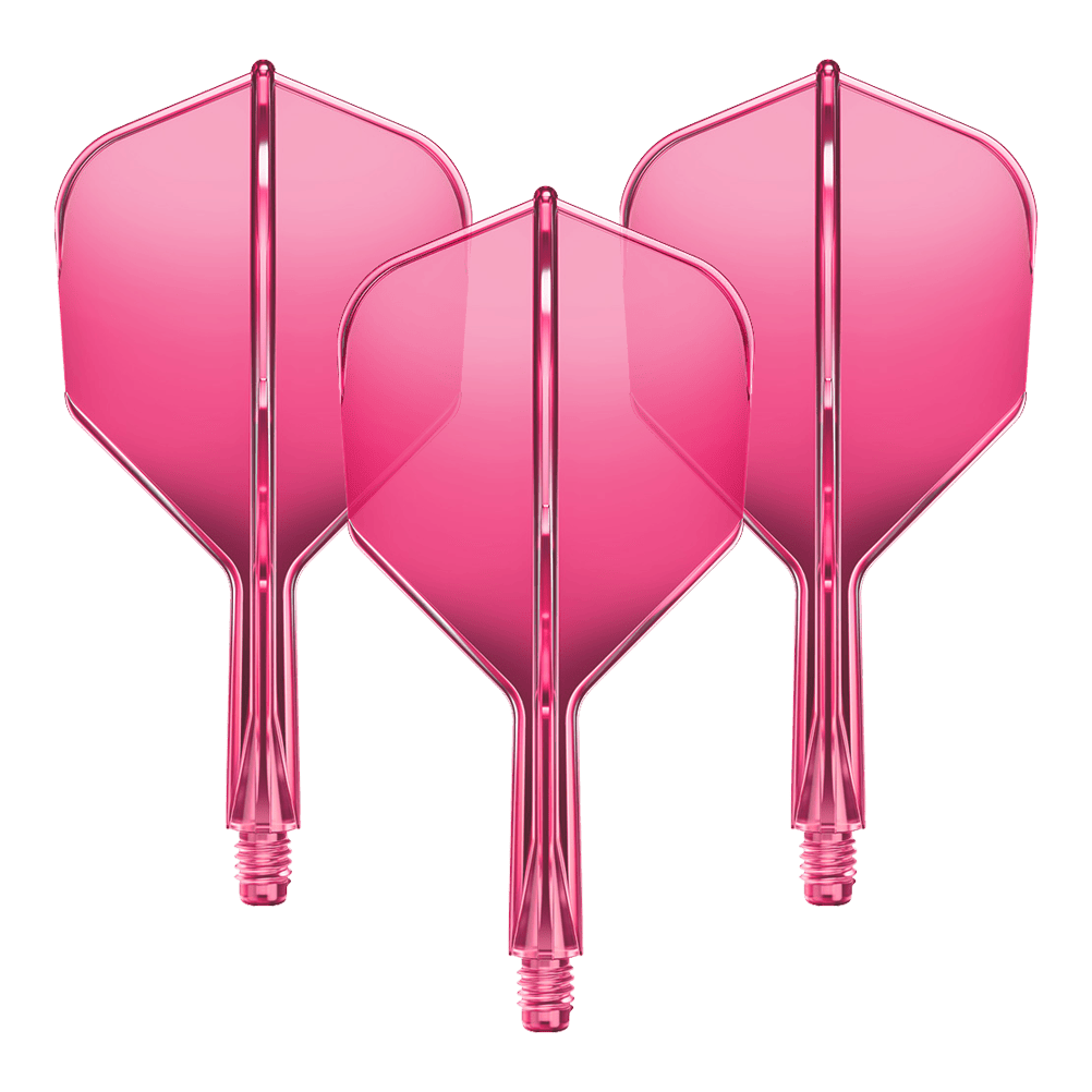 Sistema di alberi di volo GOAT A1R No6 - Rosa neon Abgebildet ist ein Flight-Shaft-System für Darts in Neonpink mit einer Länge von 19mm. Das Set gehört vermutlich zur GOAT A1R No6 Serie.