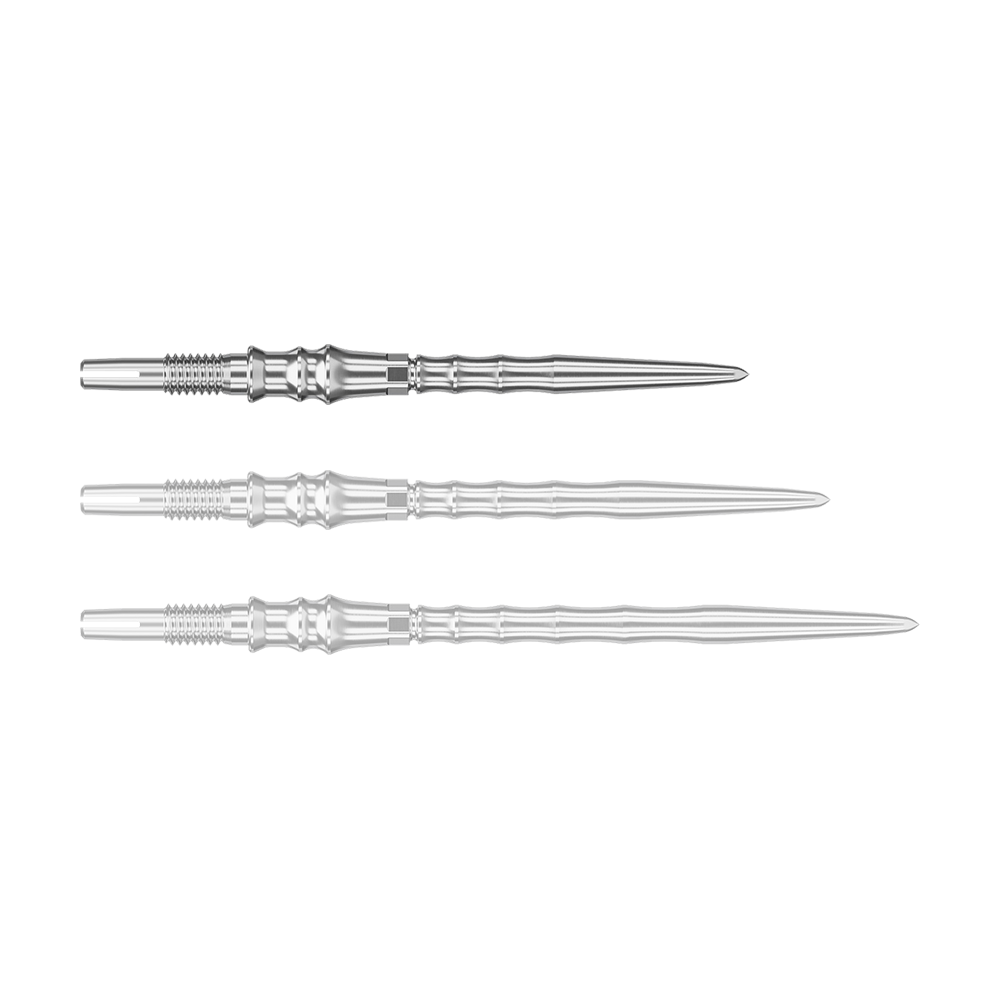 Puntas de dardo Target Japan Premium Swiss Point - Plateadas Das Bild zeigt Dartspitzen in Silber. Die Datei heißt "340379_Target_Japan_Premium_SwissPoint_Dartspitzen_Silber_30mm_1".