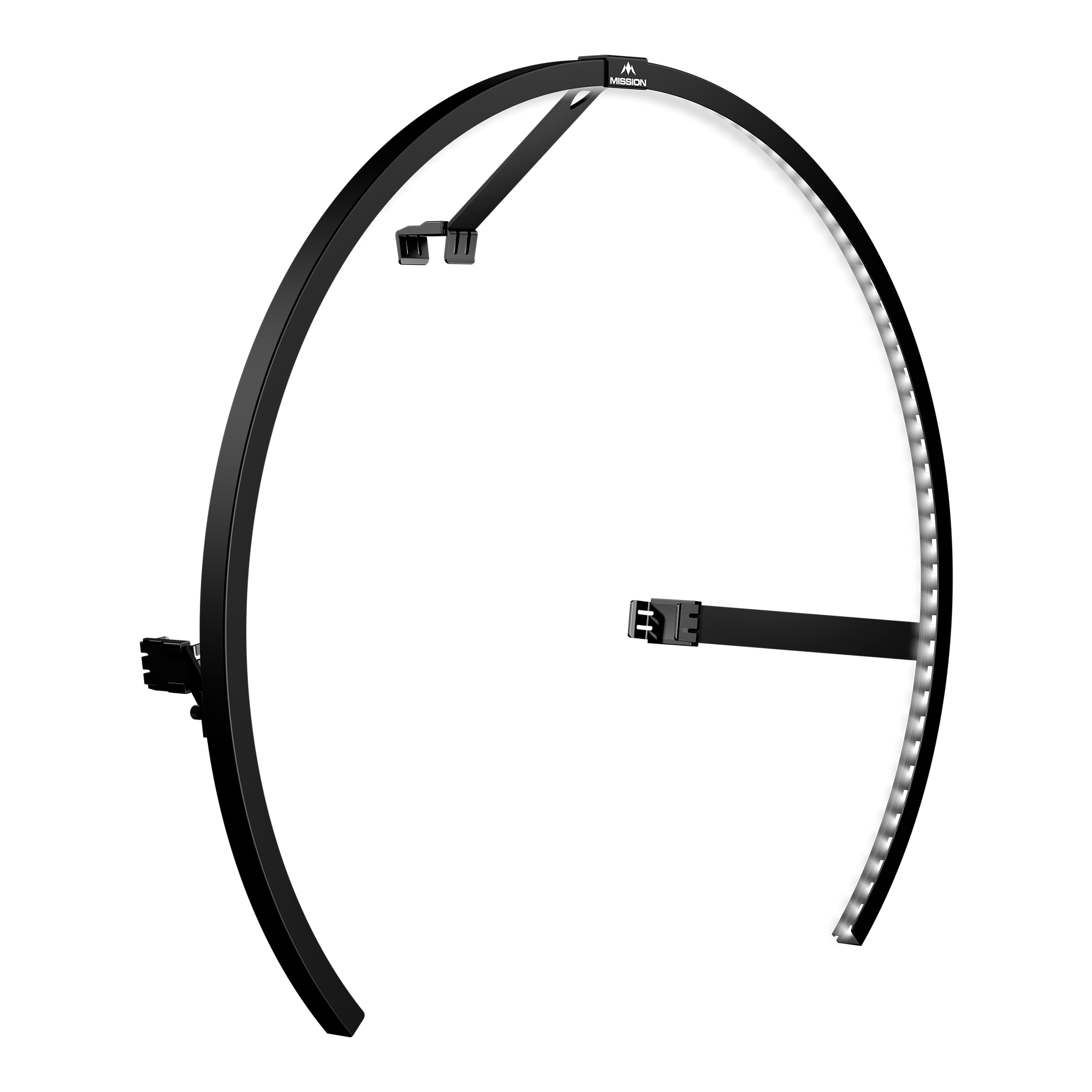 Mission Torus 270 LED Dartboard Lighting - Black Mission Torus 270 LED Dartboard Beleuchtung - Schwarz. Diese schwarze LED-Beleuchtung sorgt für optimale Sicht beim Dartspielen.