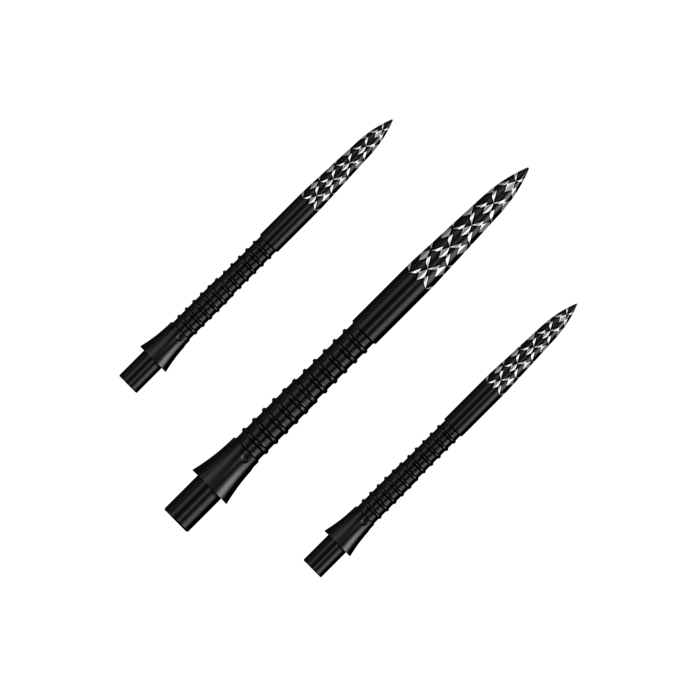 Embouts de fléchettes Mission Caliburn EVO avec logo GV - Noir Dieses Bild zeigt ein Set von Mission Caliburn EVO GV-Logo Steeldartspitzen in Schwarz, 32 mm. Die Dartspitzen sind für professionelle Dartspiele geeignet.
