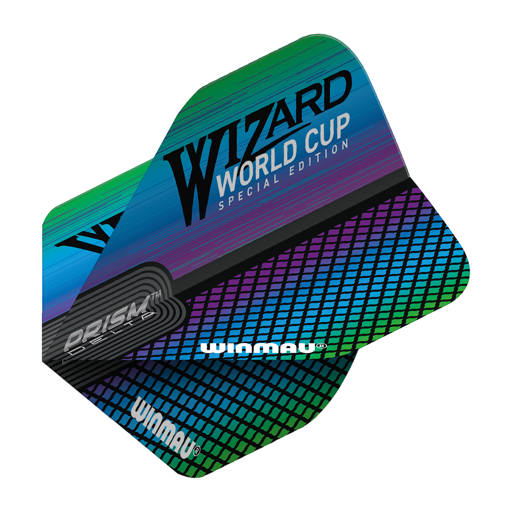 Winmau Prism Delta Wizard Rainbow Standard Flights