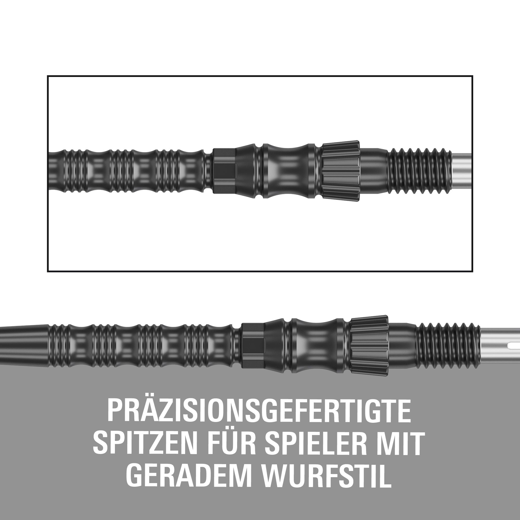 Target Signature Swiss Point TRB Steeldartspitzen - Schwarz Target Signature Swiss Point TRB Steeldartspitzen in Schwarz. Das Foto präsentiert die Dartspitzen detailliert.