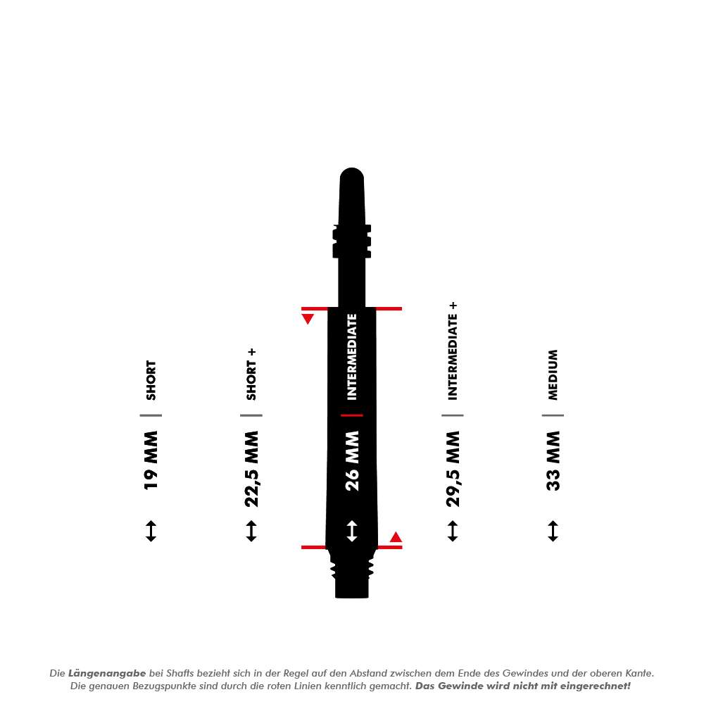 8 Flight Regular Spin Clear Shafts