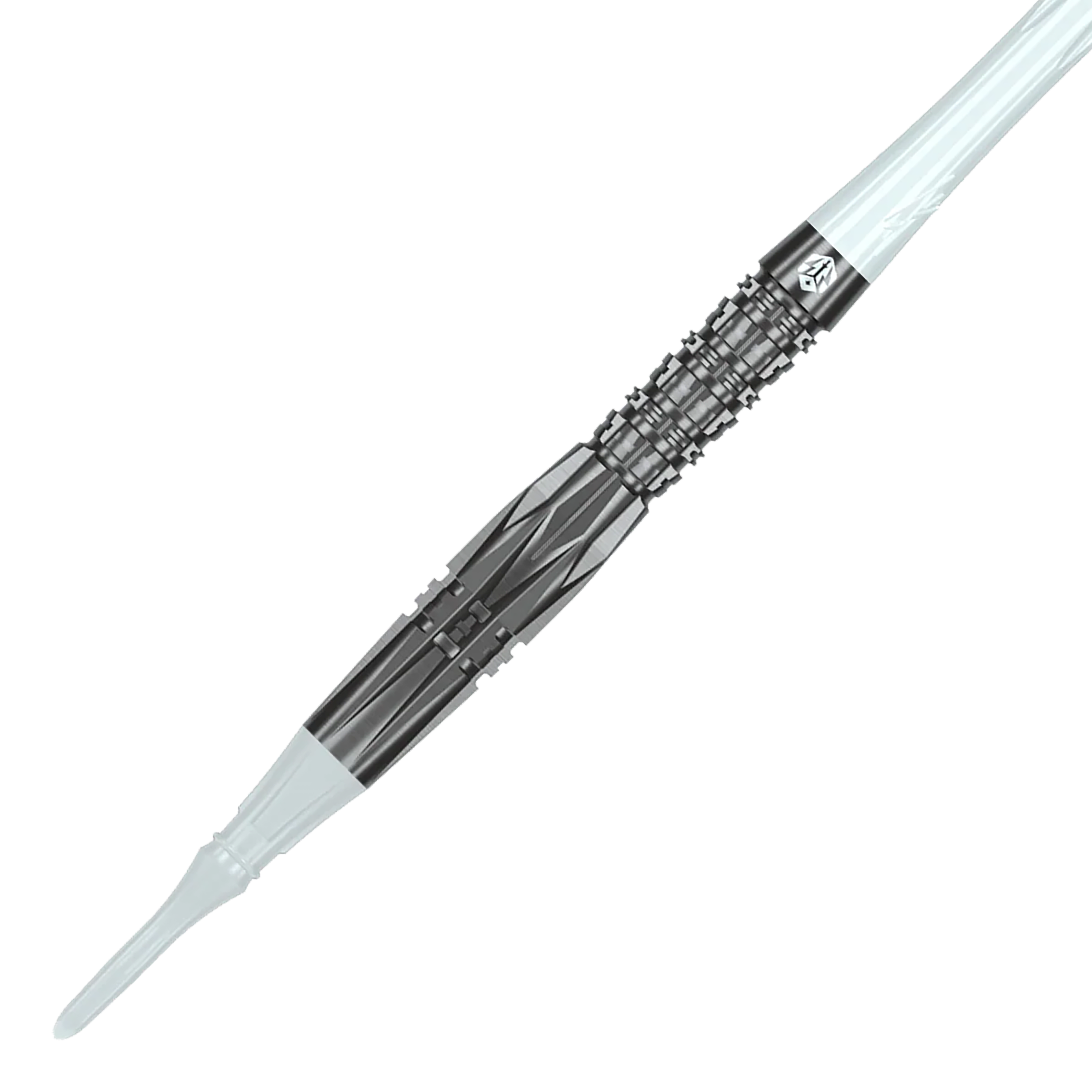 Měkké šipky Caliburn Prisma P1 - 19g Das Bild zeigt die Caliburn Prisma P1 Softdarts mit einem Gewicht von 19g. Es ist ein modernes Dartprodukt für Freizeit und Turniere.