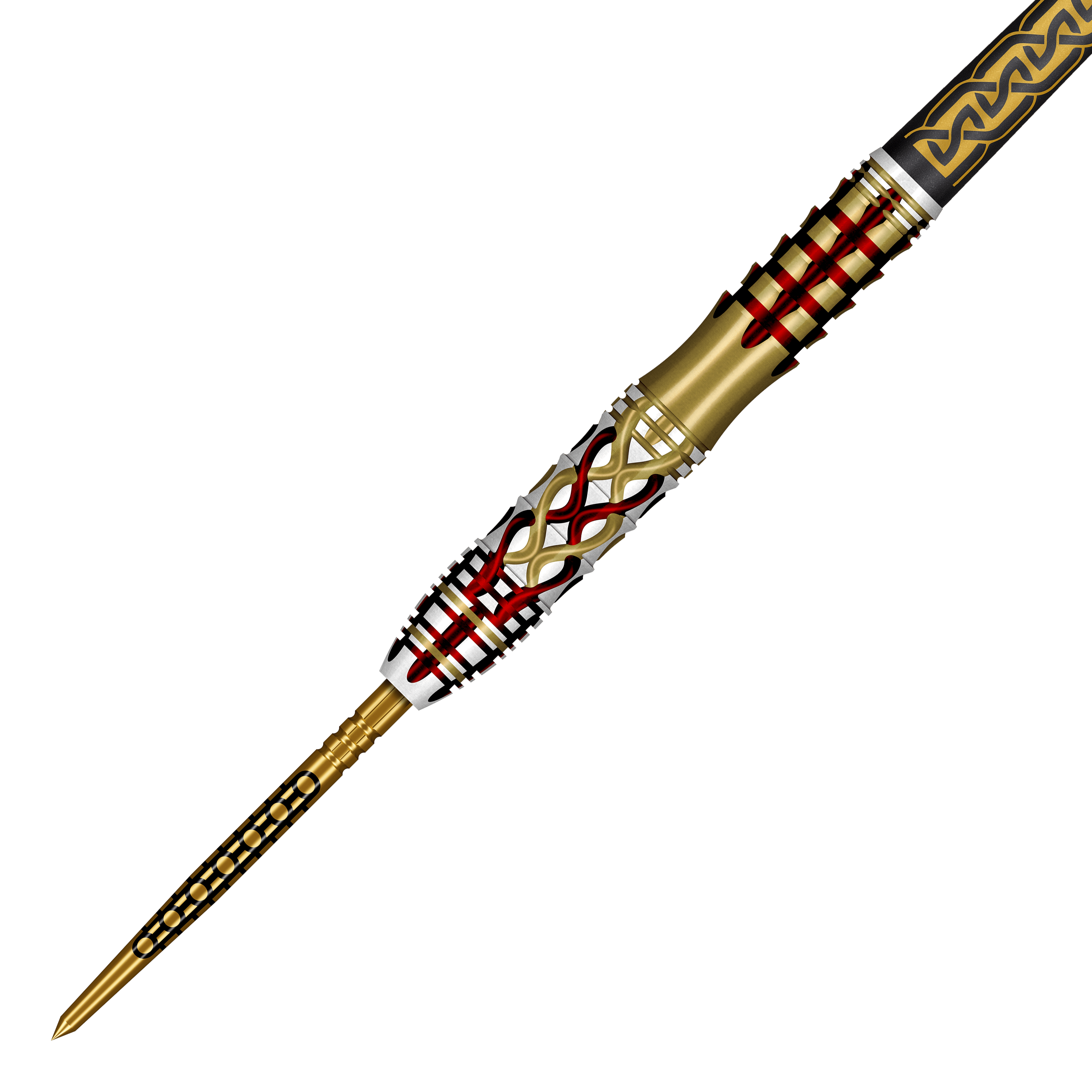 Dardos de acero Shot Goths Alaric Turbo Point - 23 g Auf dem Bild sind Shot Goths Alaric Turbo Point Steeldarts mit einem Gewicht von 23g zu sehen. Diese Darts sind ideal für den Einsatz am Steeldartboard.