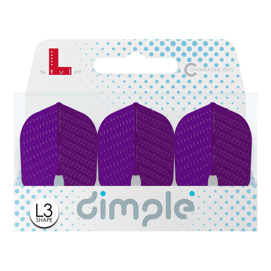 L-Style Flights Dimple Champagne L3PRO Shape