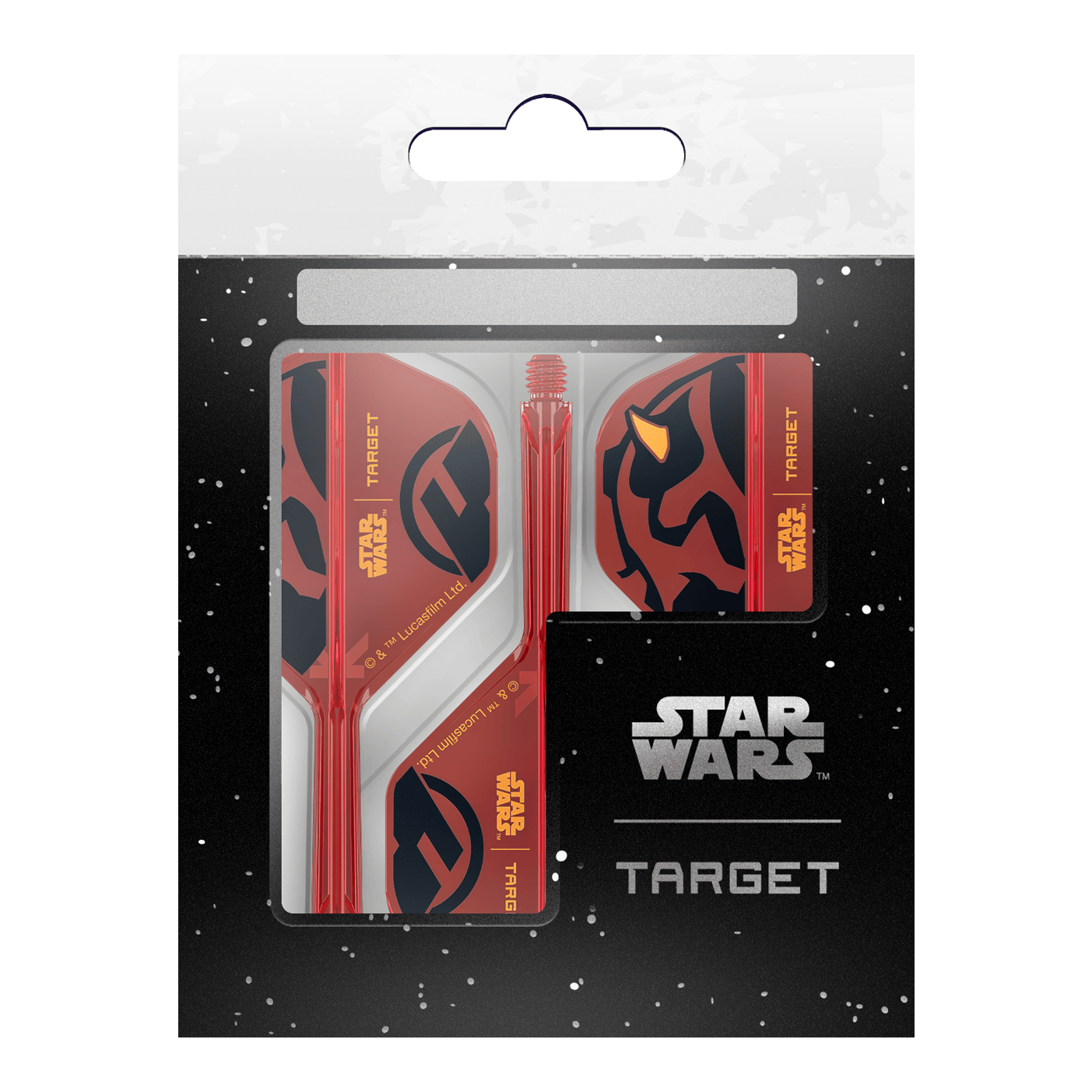 Alette standard Target Star Wars K-Flex Darth Maul No2 Target Star Wars K-Flex Darth Maul No2 Standard Flights Darts-Flights mit Darth Maul Design im Standardformat. Perfekt geeignet für Star Wars Liebhaber.