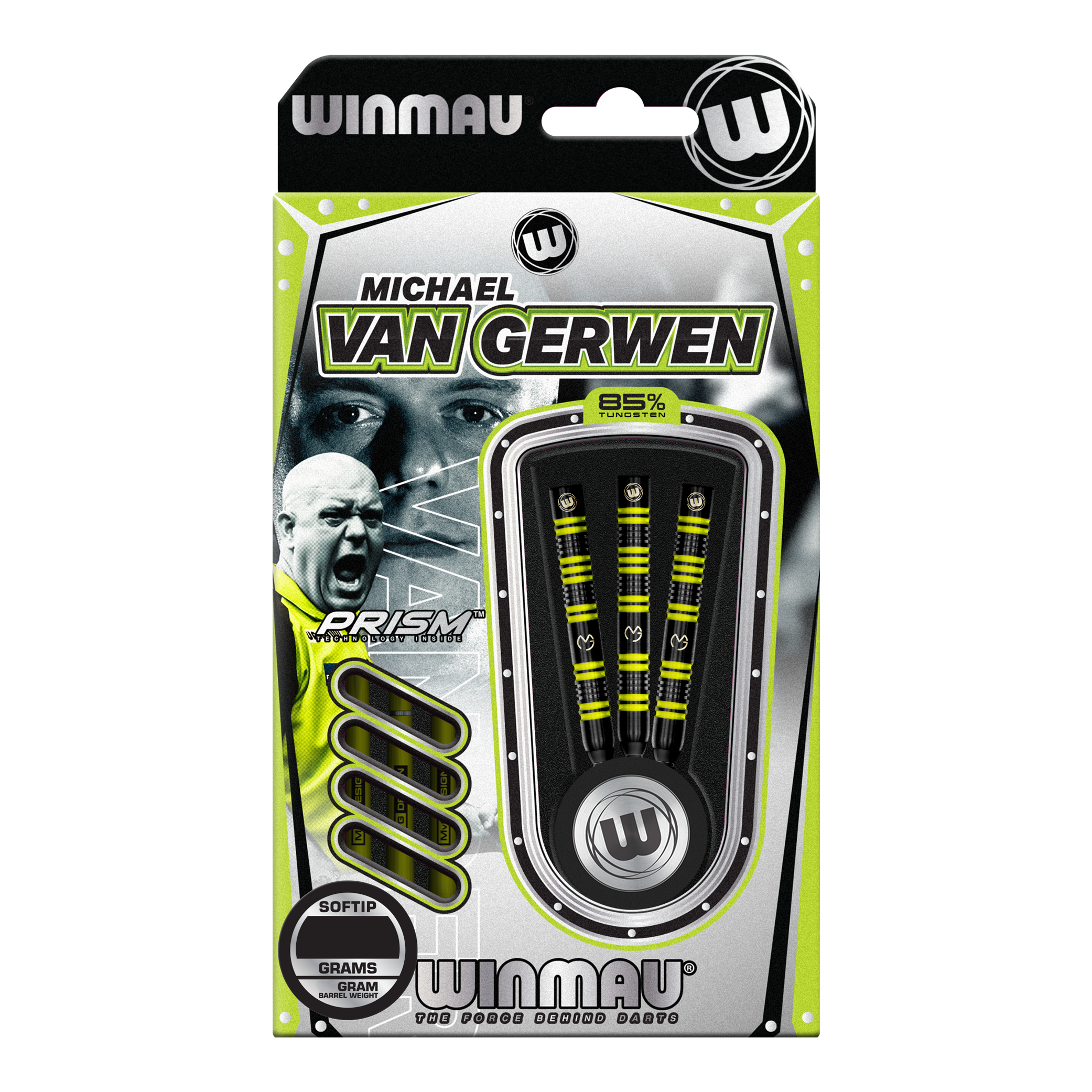 Winmau Michael Van Gerwen 85 Pro-Series Zachte Darts - 20g
