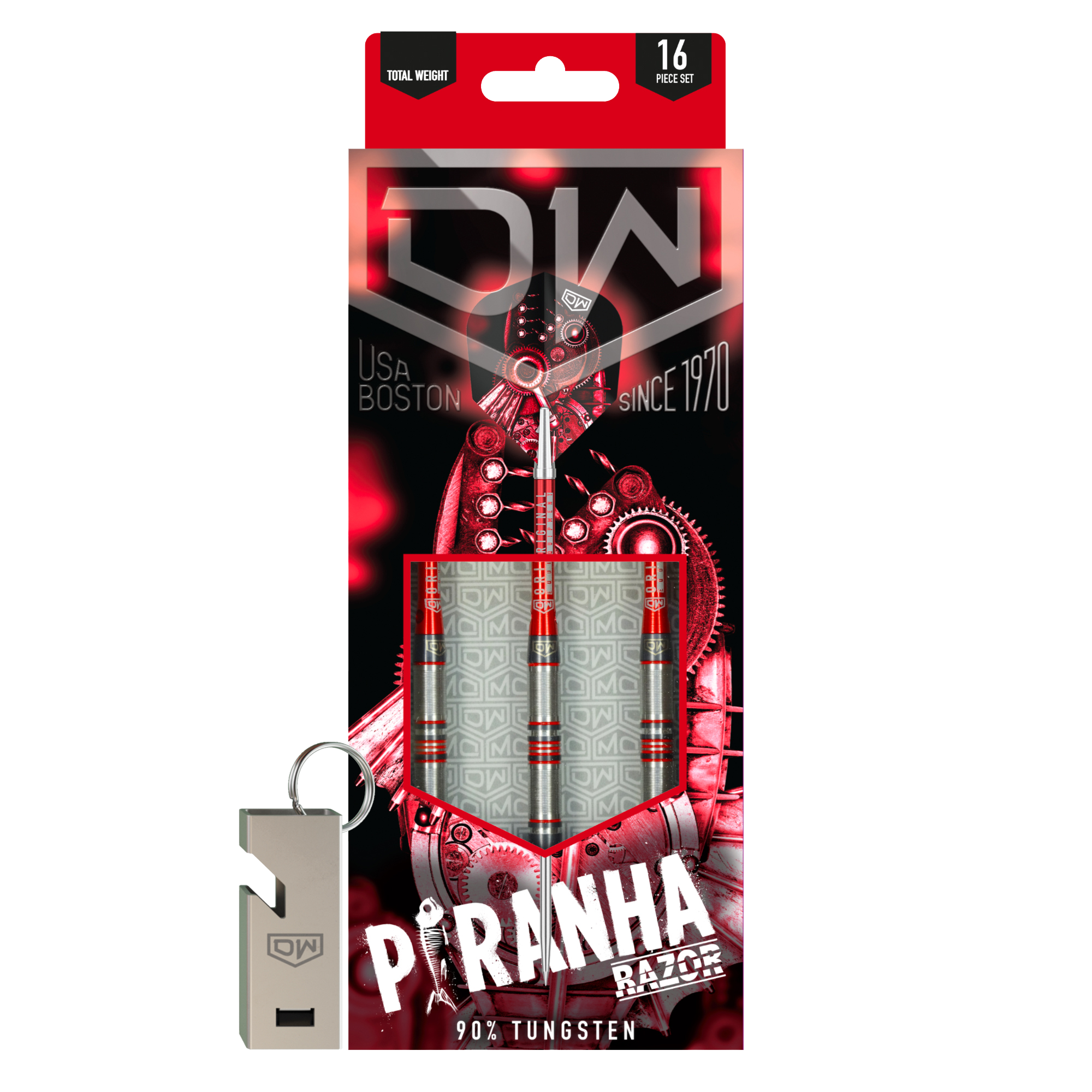 DW Piranha Razor 02 ocelové šipky - 23g