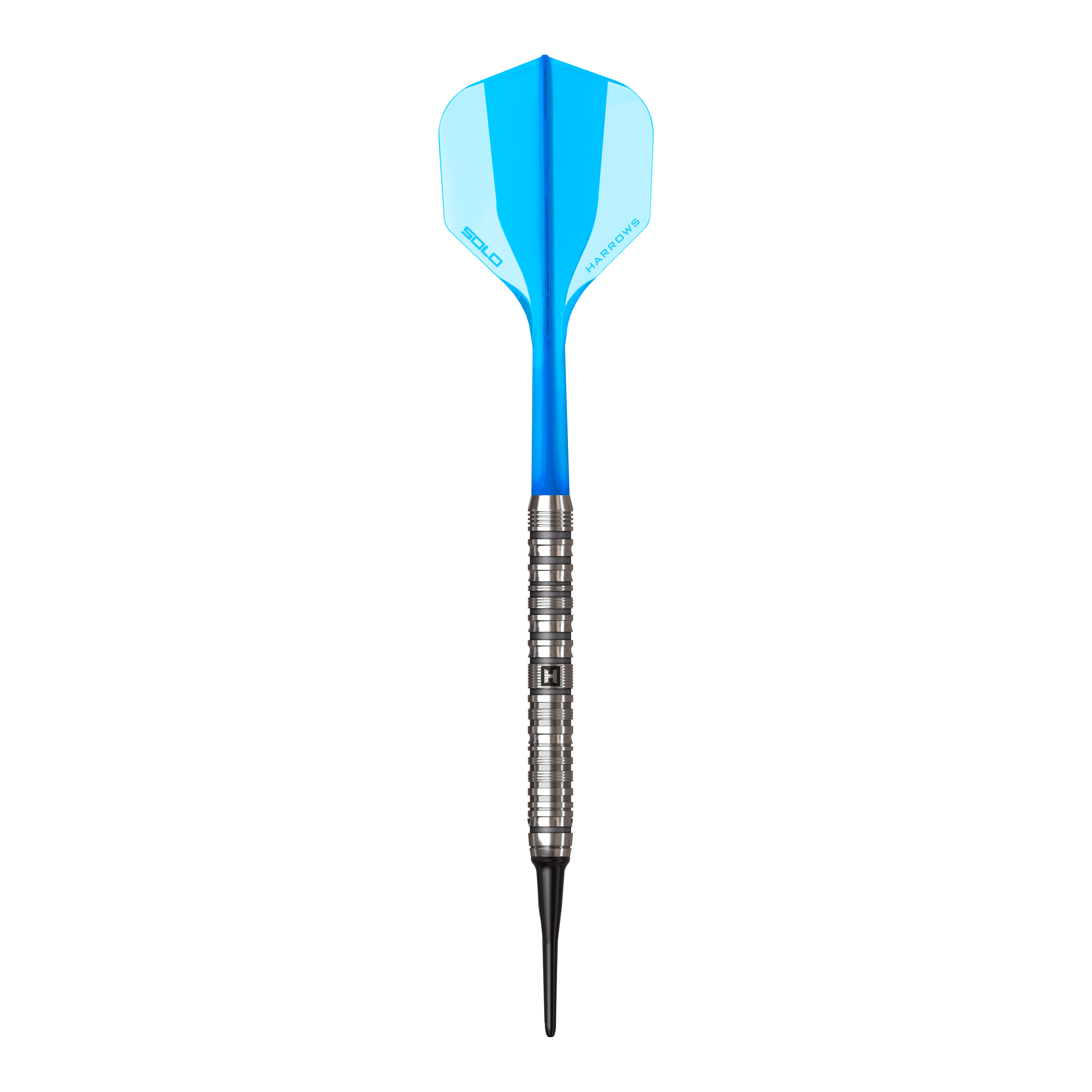 Harrows Flux Softdarts - 20g Harrows Flux Softdarts mit 20g Gewicht sind dargestellt. Die Darts sind schlank und sportlich designt.