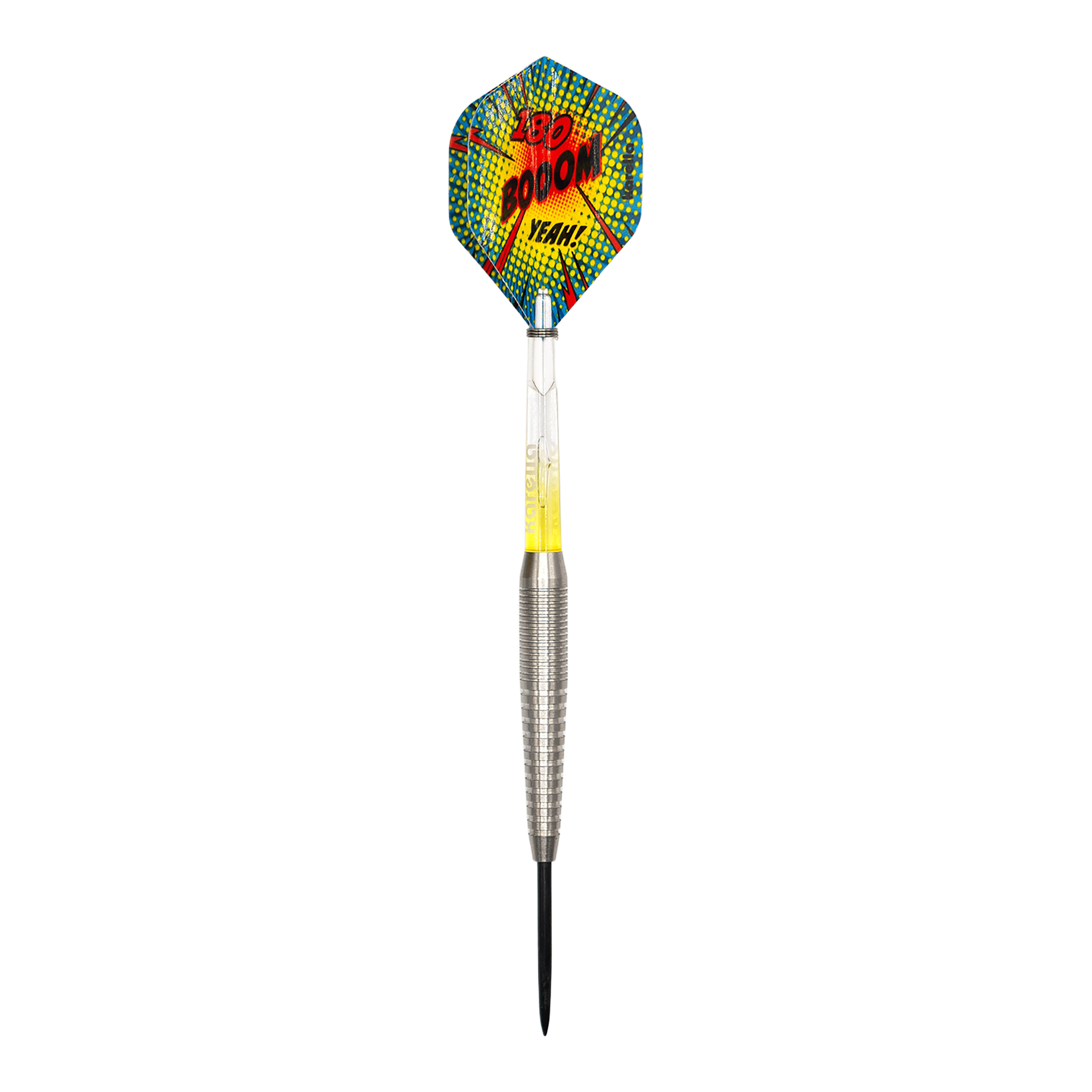 Dardos de acero Karella Comic Line CL-5 - 21 g Hier sieht man die Karella Comic Line CL-5 Steeldarts - 21g. Es sind stilvolle Steeldarts für präzises Werfen.