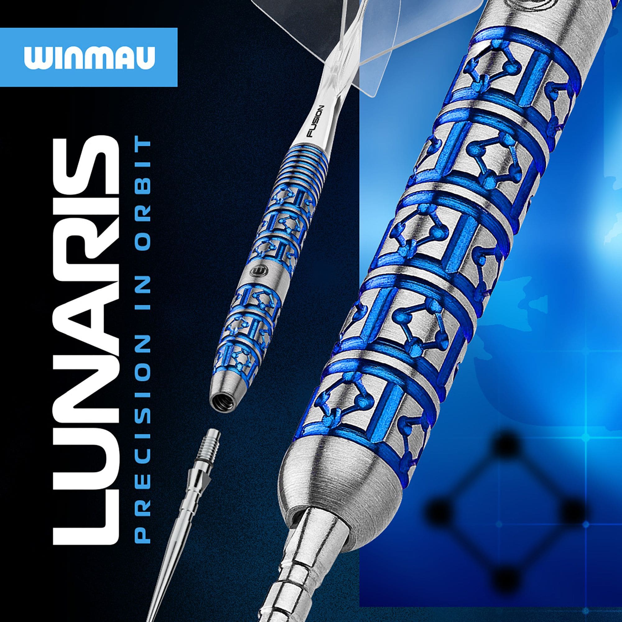Steeldarts Winmau Lunaris Tapered Switch Point Abgebildet sind die Winmau Lunaris Tapered Switch Point Steeldarts. Sie zeichnen sich durch eine besondere Form und hochwertige Verarbeitung aus.