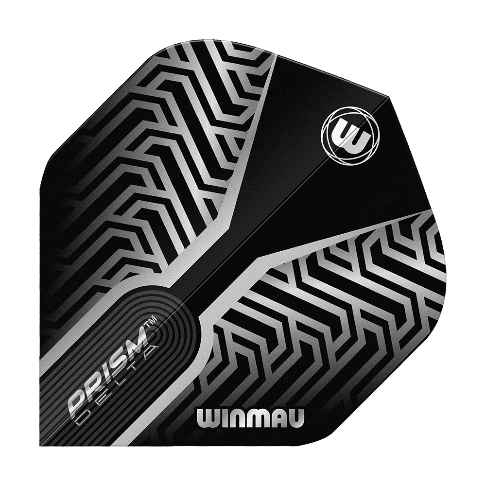 Letky Winmau Prism Delta Silver No2 Standard Das Bild zeigt die Winmau Prism Delta Silver No2 Standard Flights. Diese Flights sind für den Einsatz an Dartpfeilen geeignet.