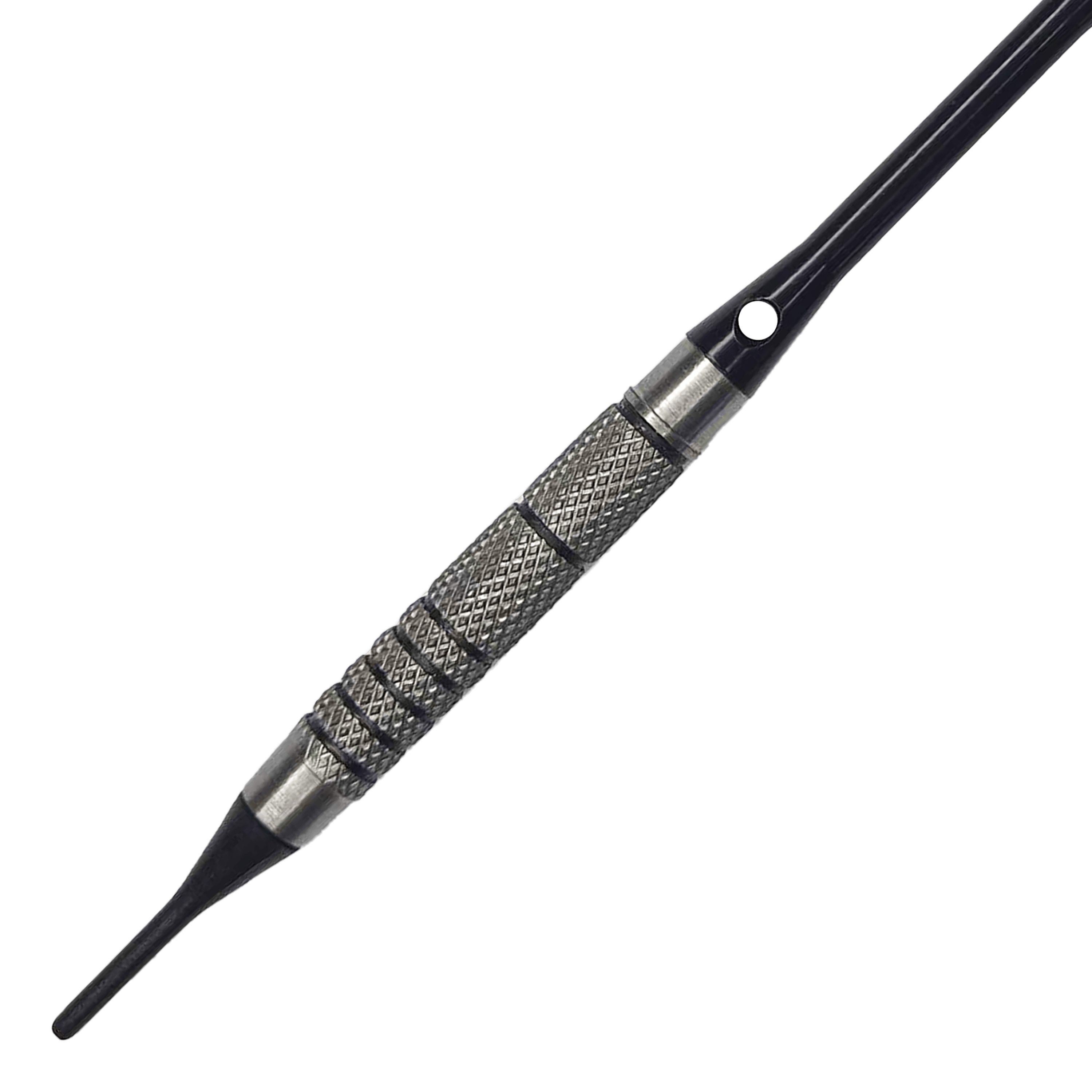 Dardos blandos McDart 85 Tungsten V10 - 17,5 g Dies ist ein McDart 85er Tungsten V10 Softdart mit einem Gewicht von 17,5 g. Der Dartpfeil hat eine strukturierte Metalloberfläche für besseren Halt.