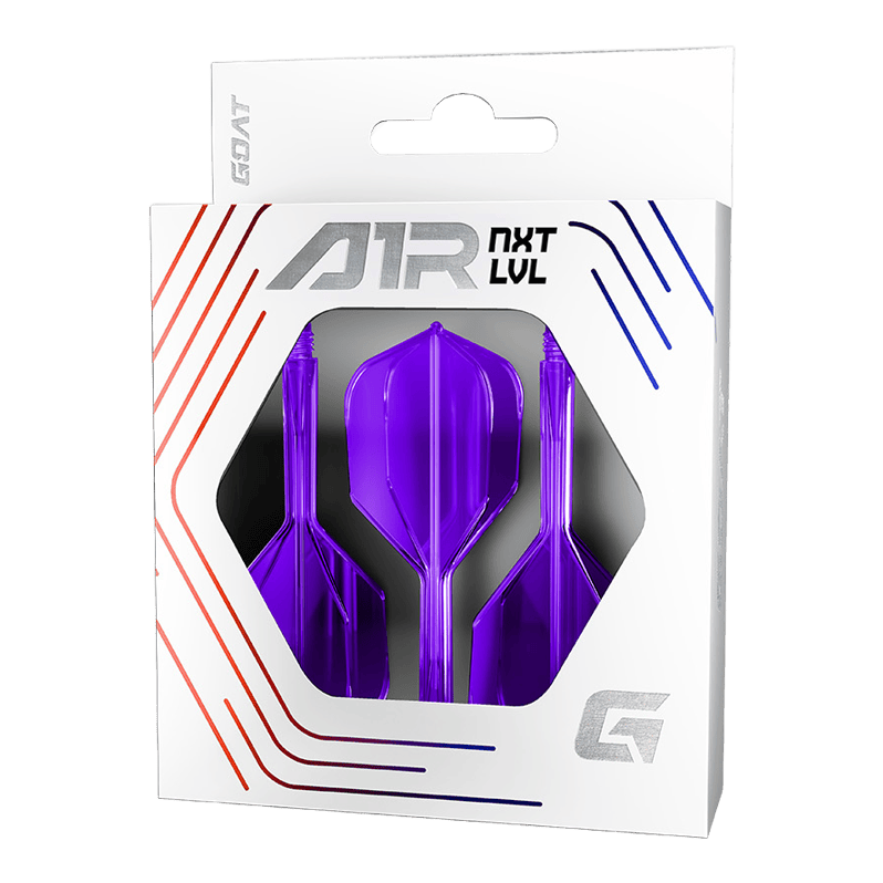 GOAT A1R No6 Flight-Shaft-System - Neon Lila Das Bild zeigt das GOAT A1R No6 Flight-Shaft-System in Neon Lila. Das Produkt eignet sich bestens als Dart-Zubehör.