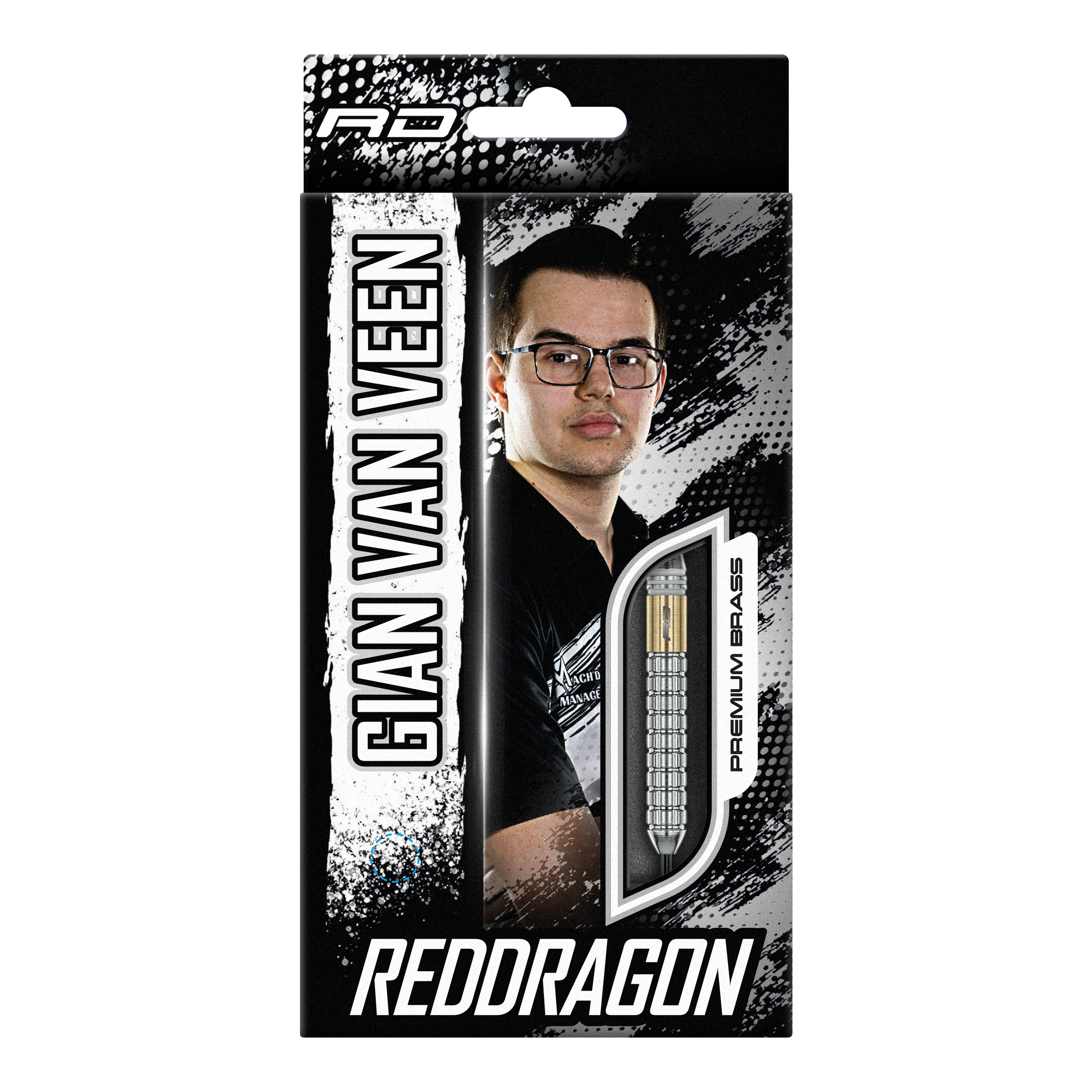 Red Dragon Gian Van Veen Messing Steeldarts - 21 g Abgebildet sind die Red Dragon Gian Van Veen Brass Steeldarts mit 21 g Gewicht. Die hochwertigen Steeldarts sind perfekt für den Einsatz im Turniersport.