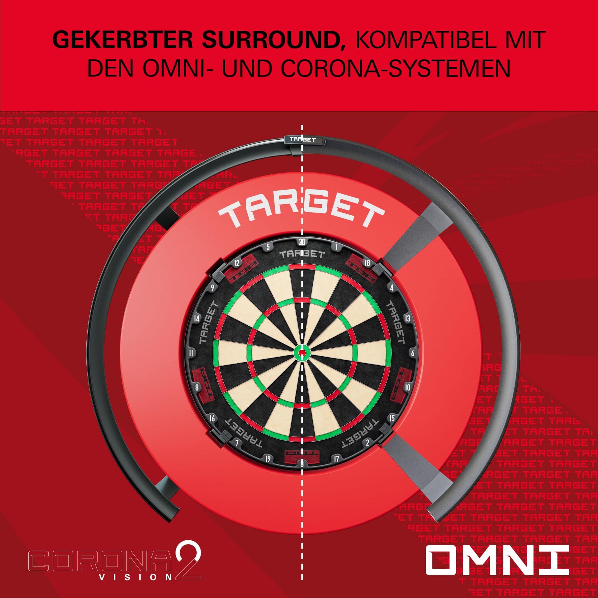 Tarcza do darta z wycięciem Target