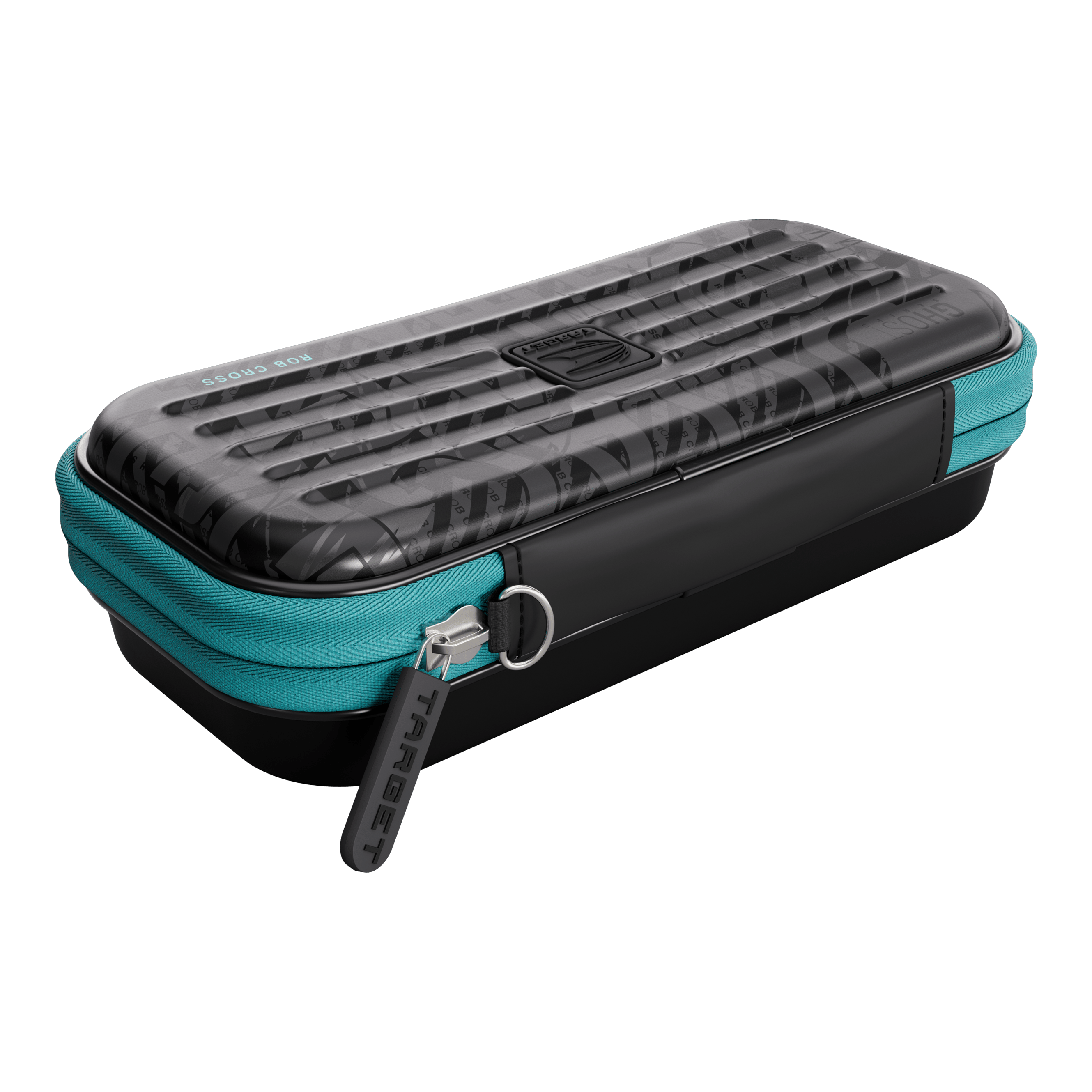 Das Bild zeigt das Takoma Ghost Series Rob Cross Dartcase. Dies ist ein spezielles Dart-Etui für Rob Cross Fans.