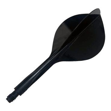 Condor Axe 120 Flight-System Teardrop - Schwarz Gezeigt wird das Condor Axe 120 Flight-System Teardrop in der Farbe Schwarz. Es ist ein Bestandteil für Dartpfeile.